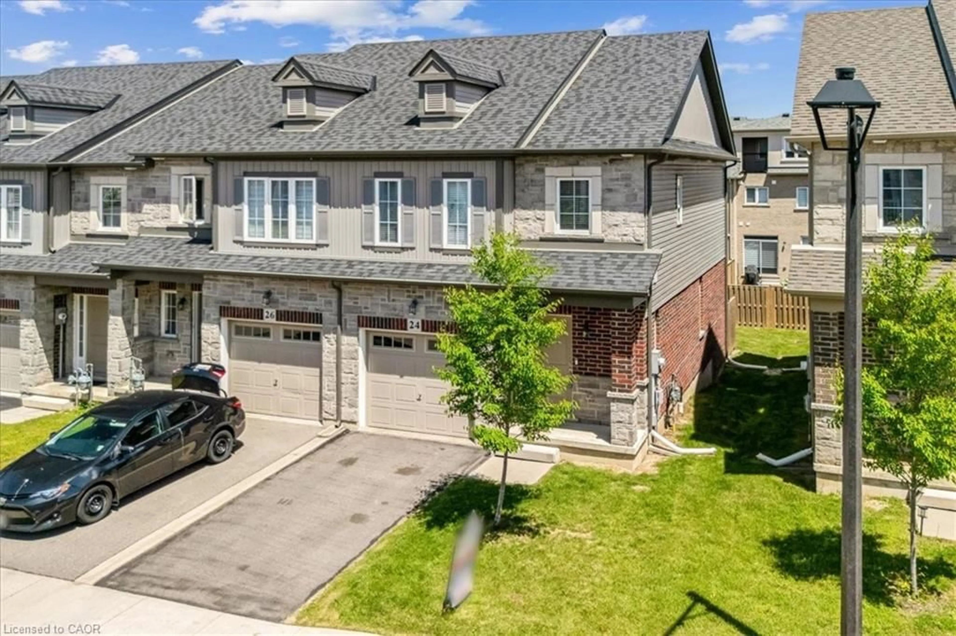 A pic from outside/outdoor area/front of a property/back of a property/a pic from drone, street for 24 Cleland Ave, Ancaster Ontario L9K 0J9