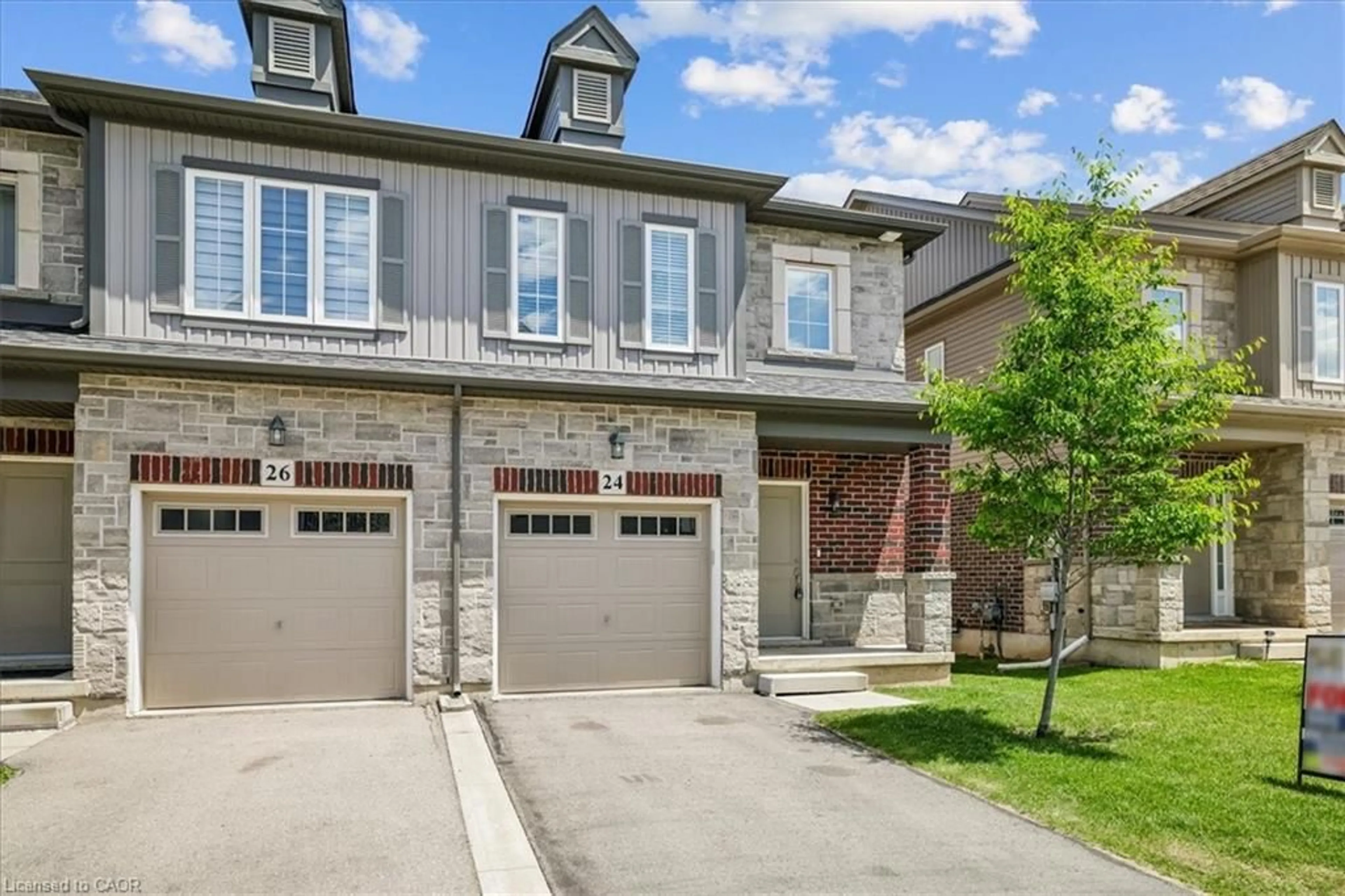 Home with brick exterior material, street for 24 Cleland Ave, Ancaster Ontario L9K 0J9