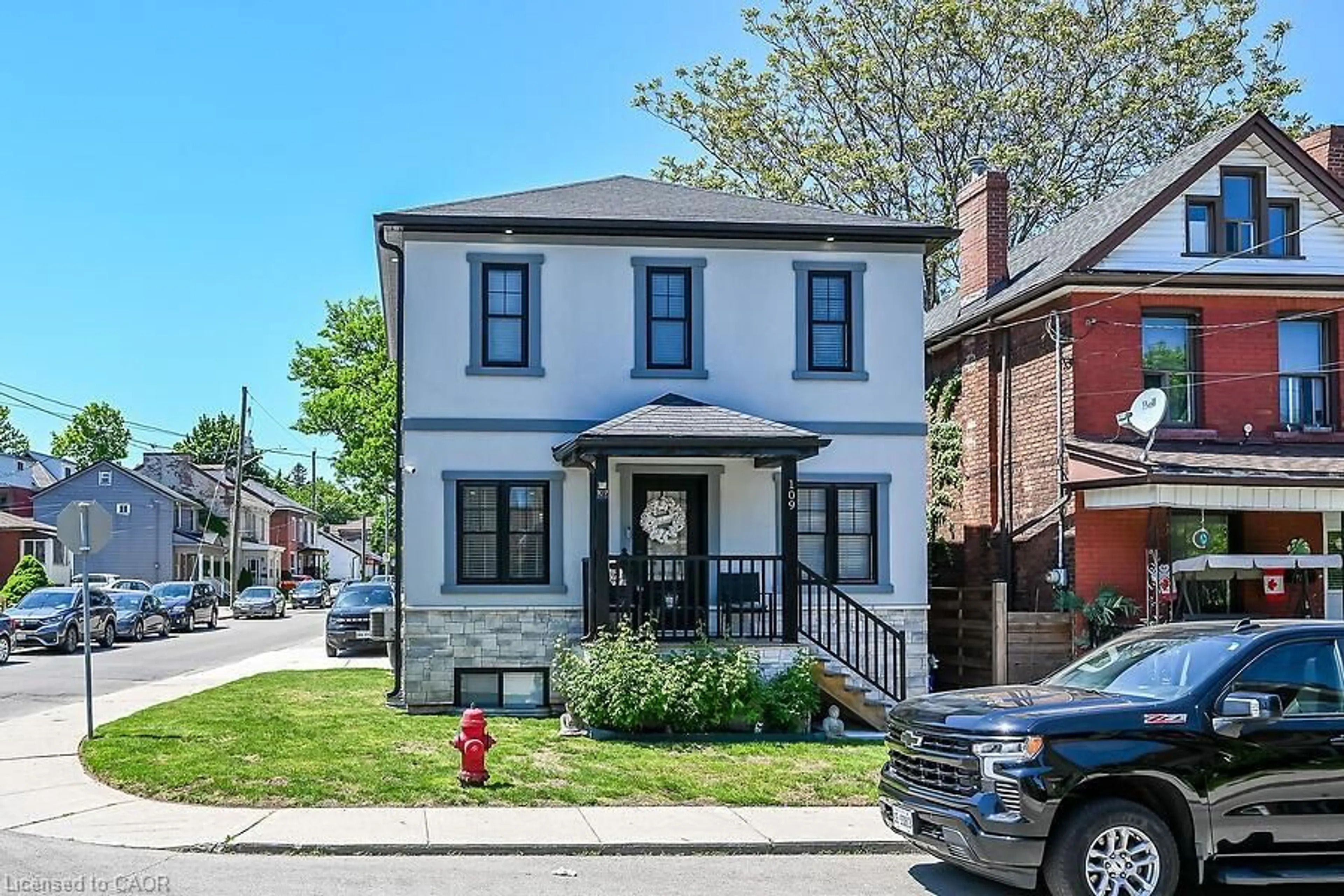 Home with brick exterior material, street for 109 Ray St, Hamilton Ontario L8R 2Y1