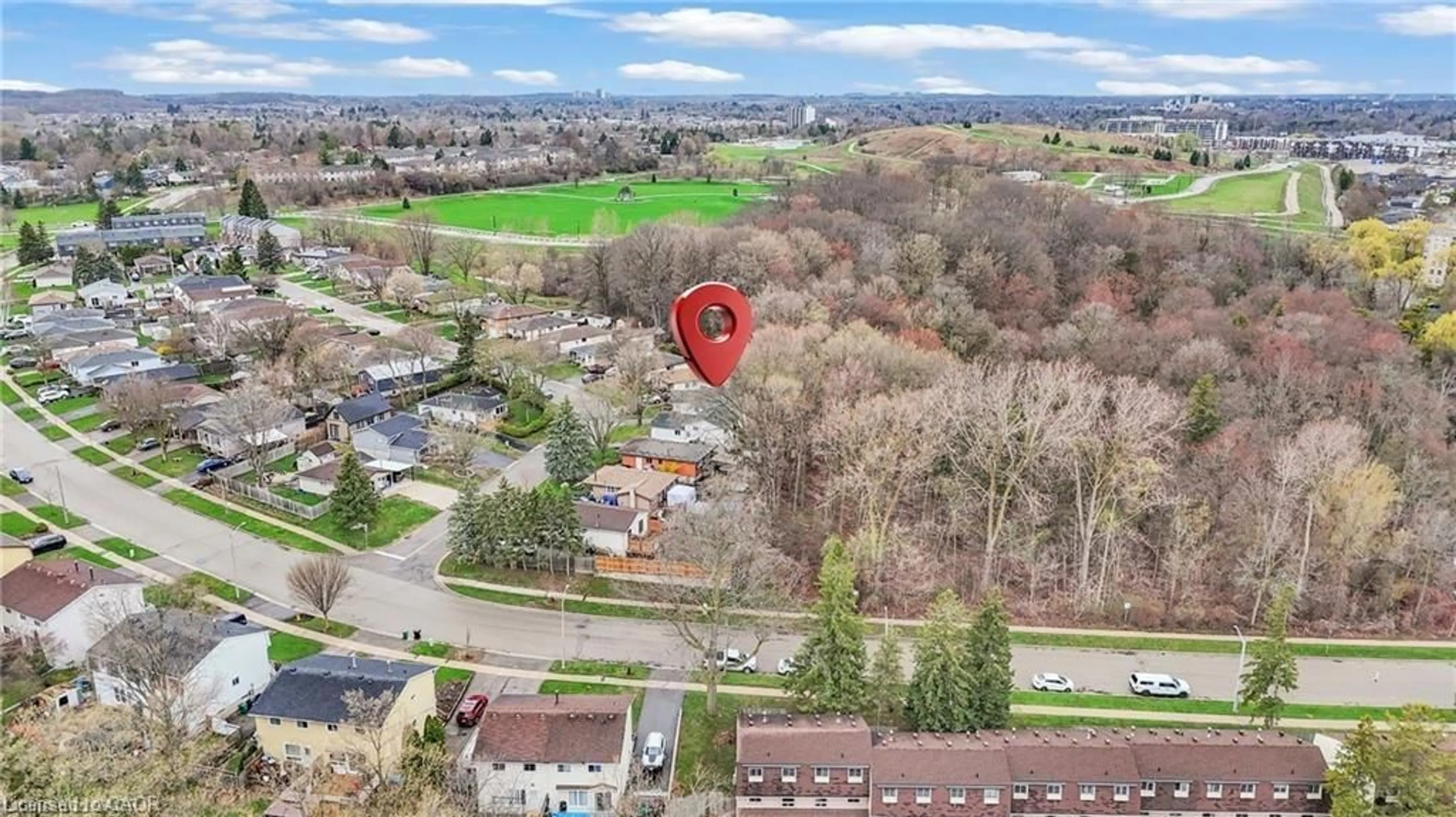 A pic from outside/outdoor area/front of a property/back of a property/a pic from drone, unknown for 22 Blackhorne Cres, Kitchener Ontario N2E 1T1