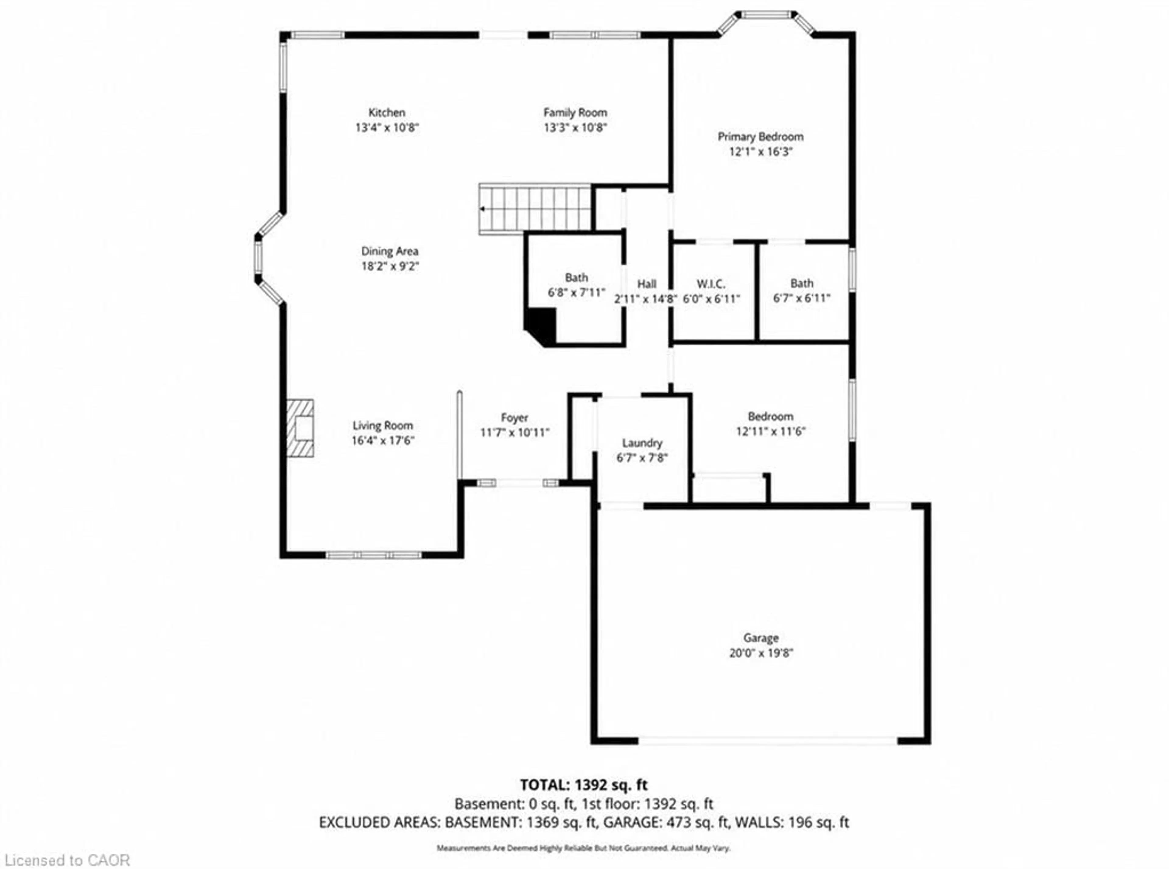 Floor plan for 5 Coastal Crt, Port Dover Ontario N0A 1N7