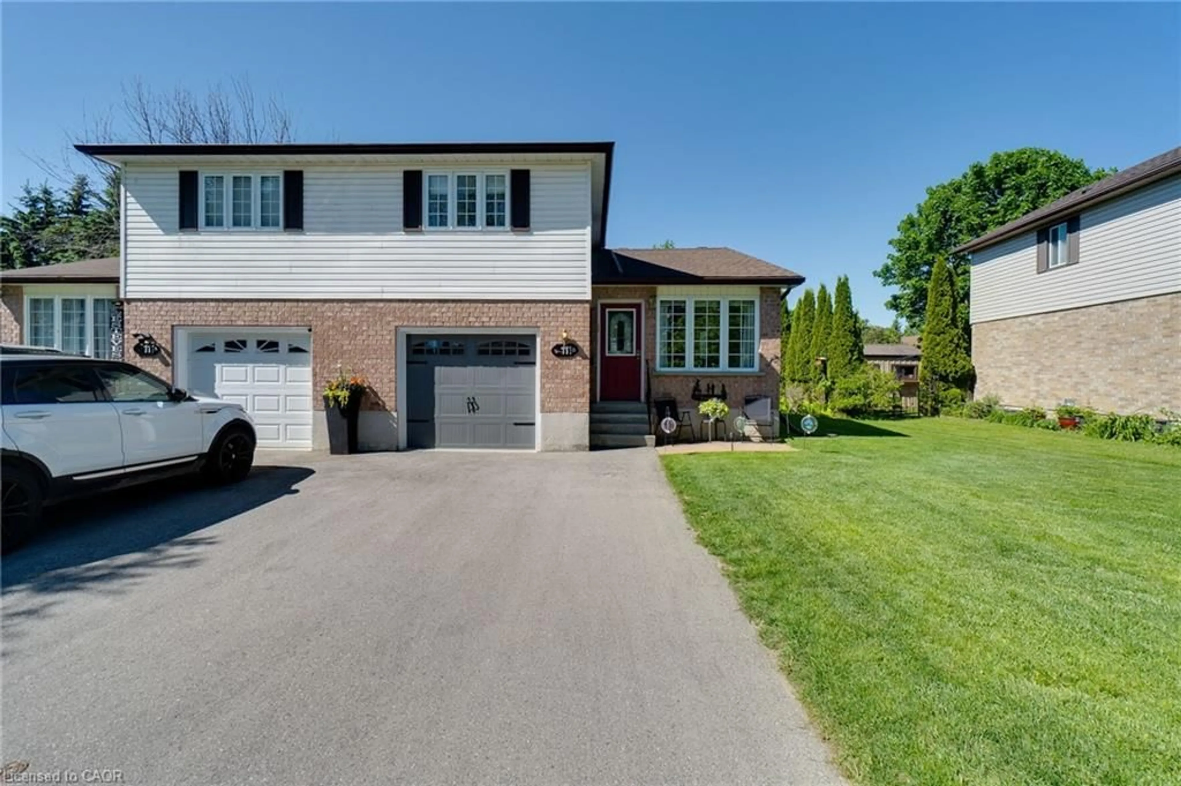 Home with brick exterior material, street for 111B Miller Cres, Palmerston Ontario N0G 2P0