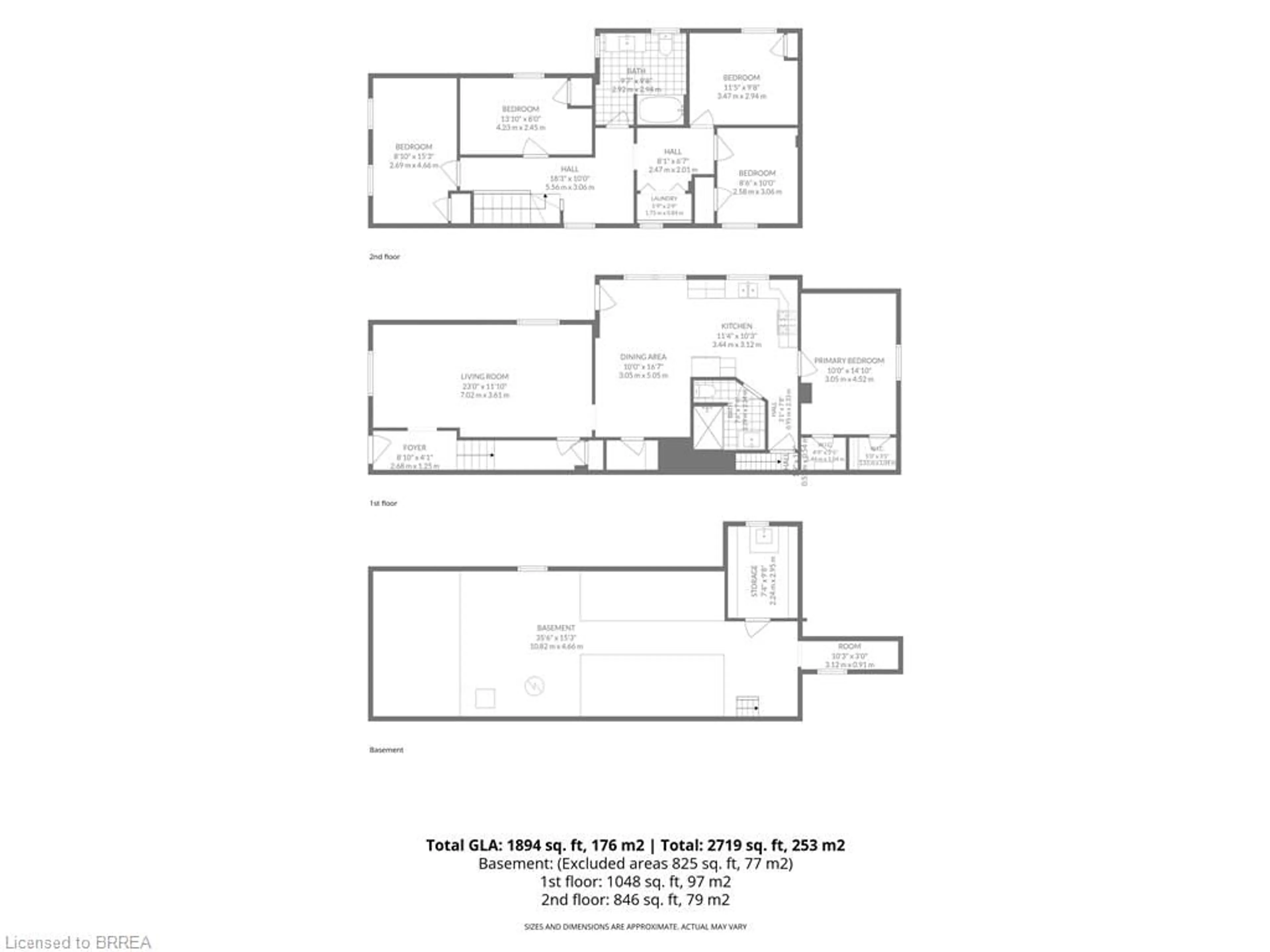 Floor plan for 14 Bond St, Brantford Ontario N3R 4G5
