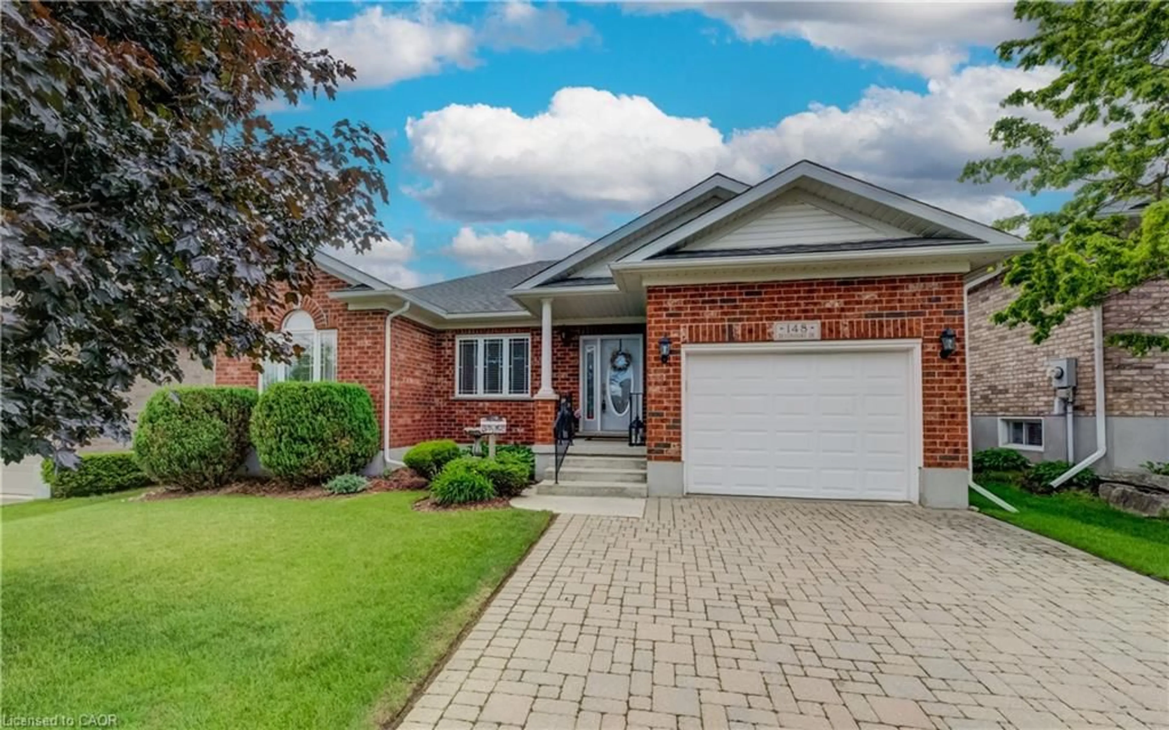 Home with brick exterior material, street for 148 Devonshire Dr, New Hamburg Ontario N3A 4J7
