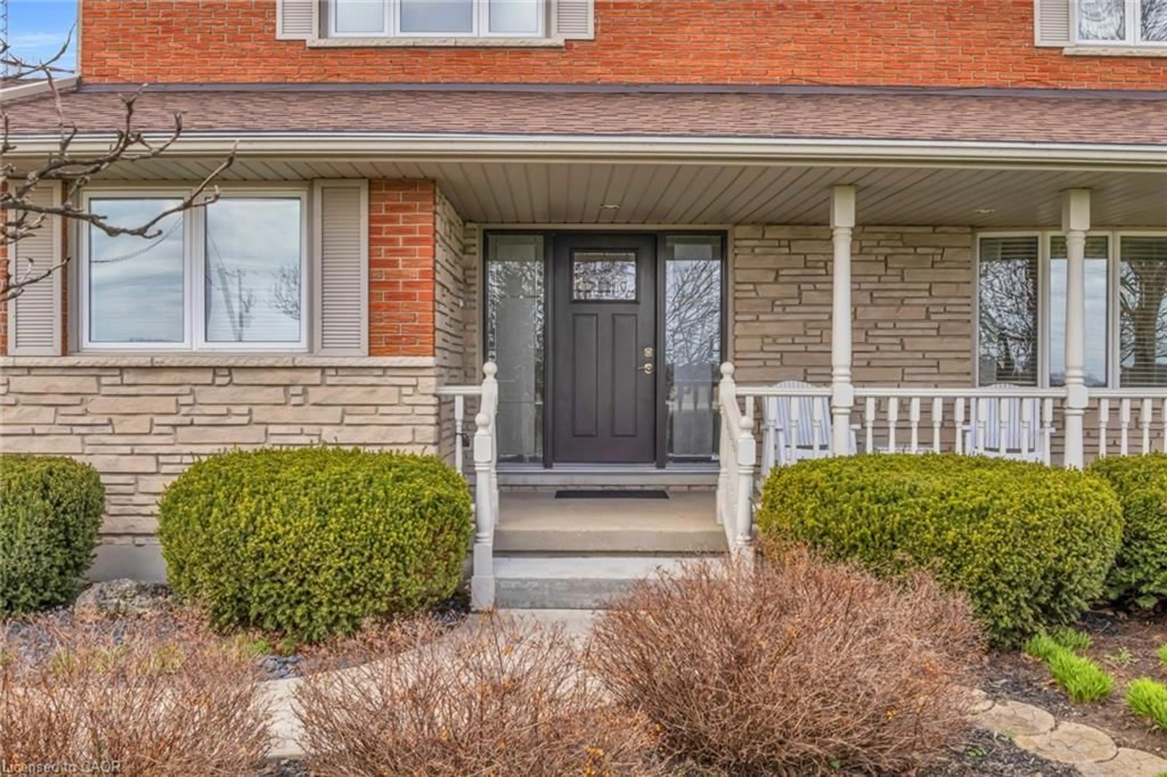 Home with brick exterior material, street for 7776 Mill Rd, Guelph Ontario N1H 6J1