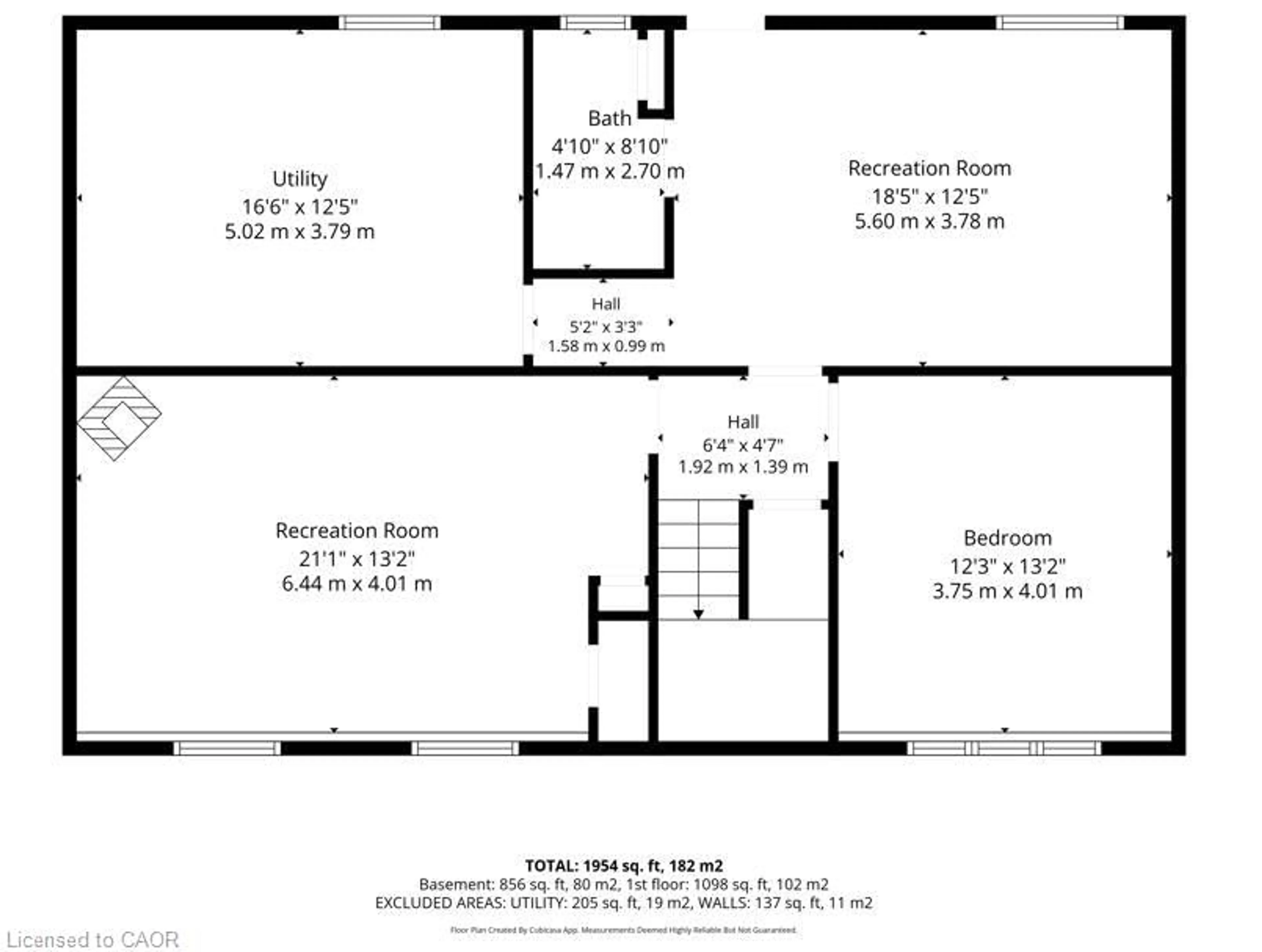 Floor plan for 57 Wade Rd, Smithville Ontario L0R 2A0