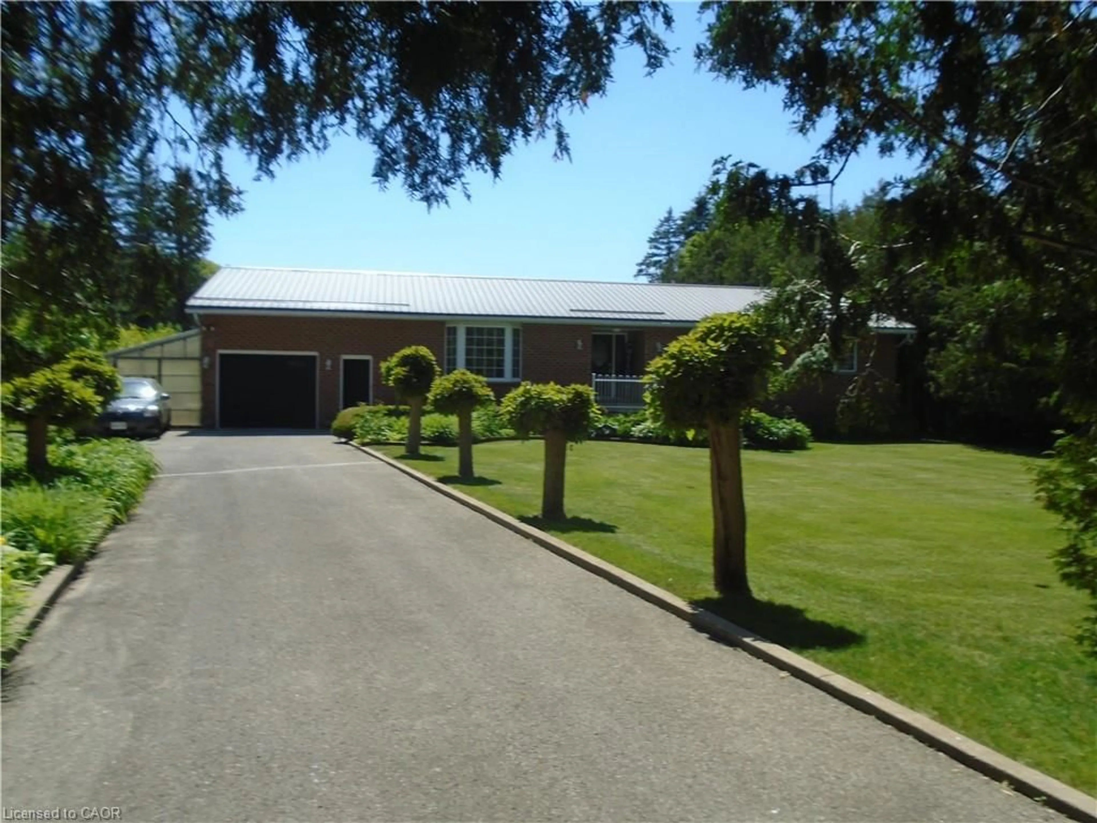 A pic from outside/outdoor area/front of a property/back of a property/a pic from drone, street for 1841 Turkey Point Rd, Charlotteville Ontario N3Y 4J9
