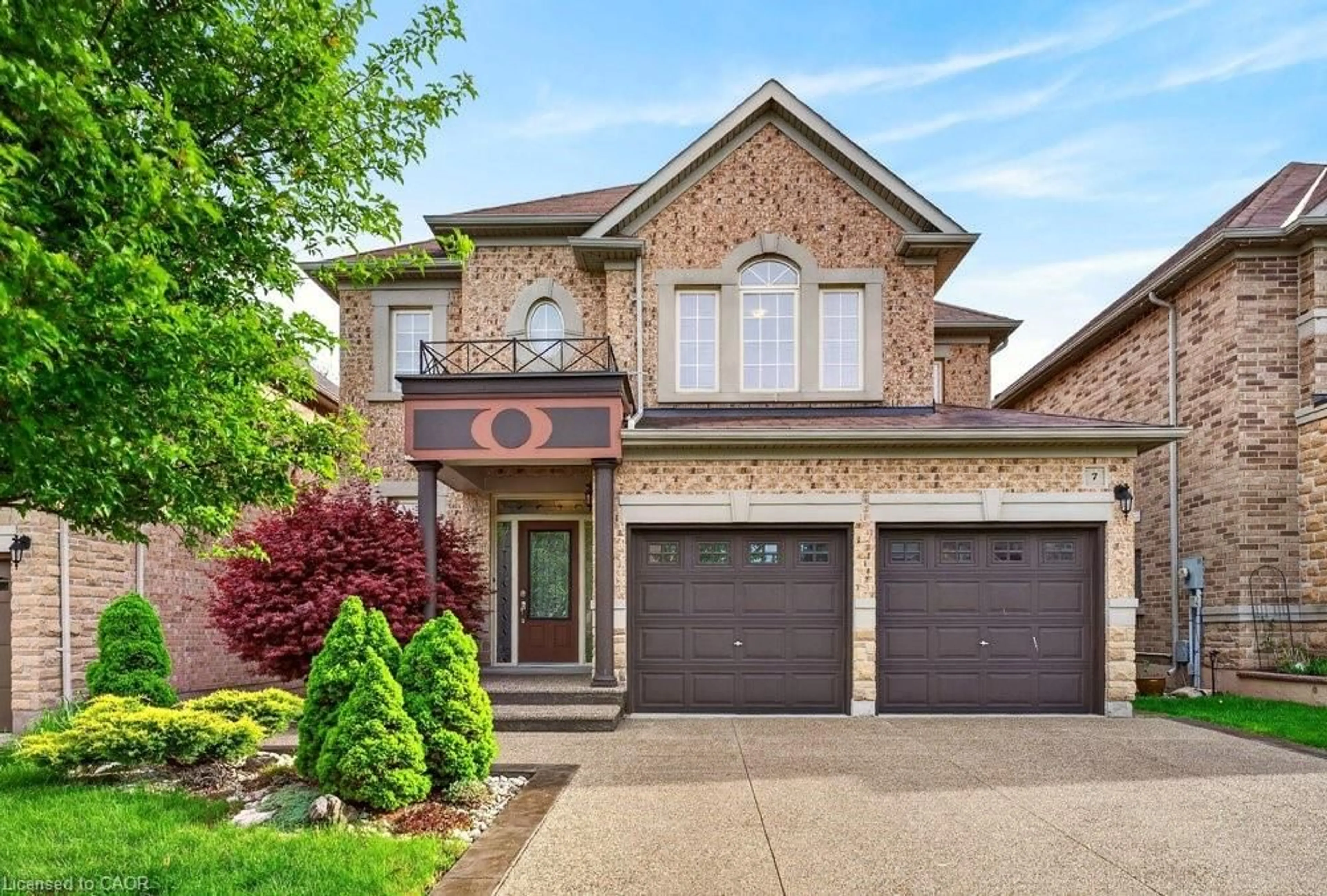 Home with brick exterior material, street for 7 Summerwind Dr, Hamilton Ontario L9B 0E5