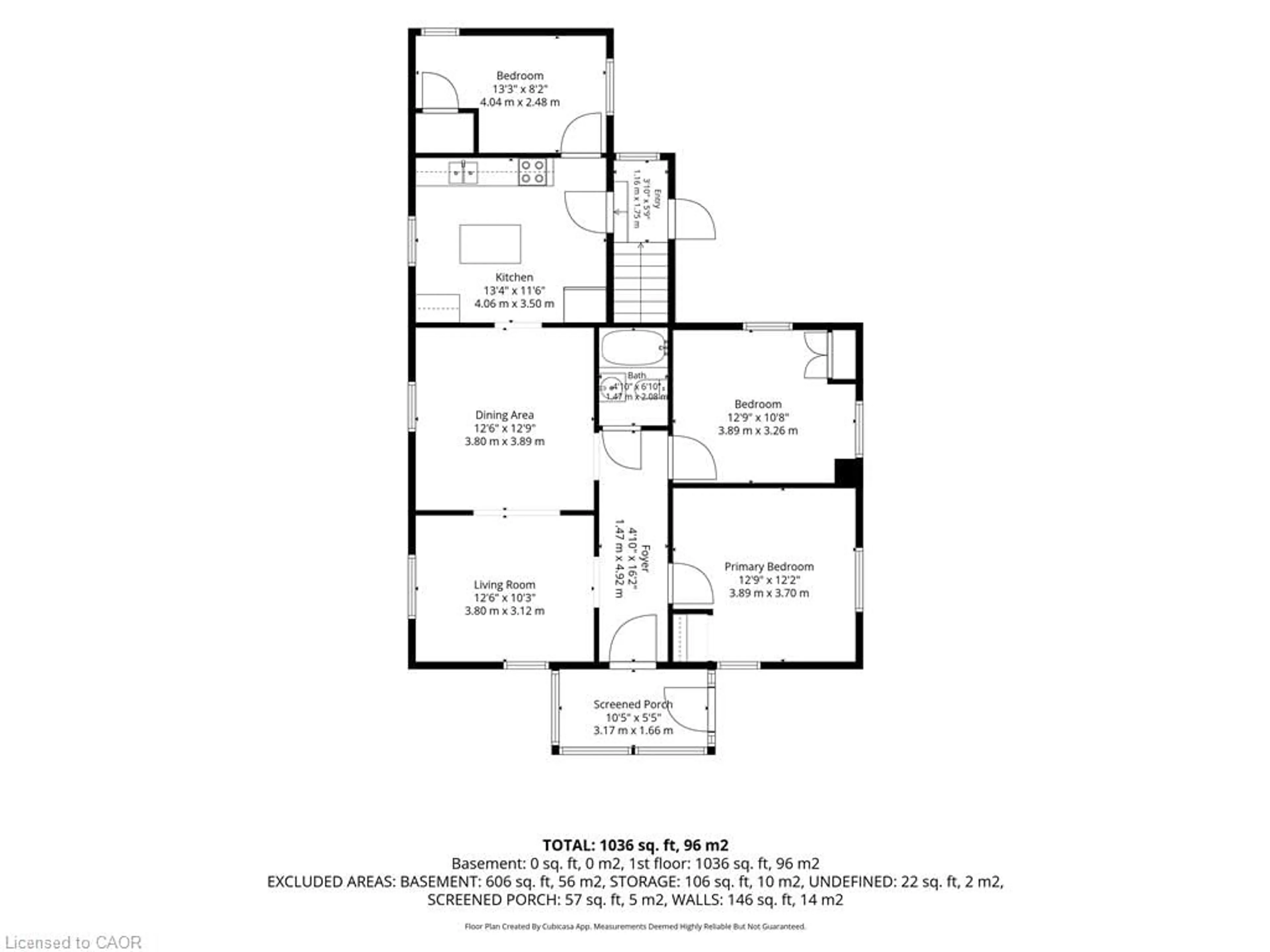 Floor plan for 42 Beale St, Woodstock Ontario N4S 6W9