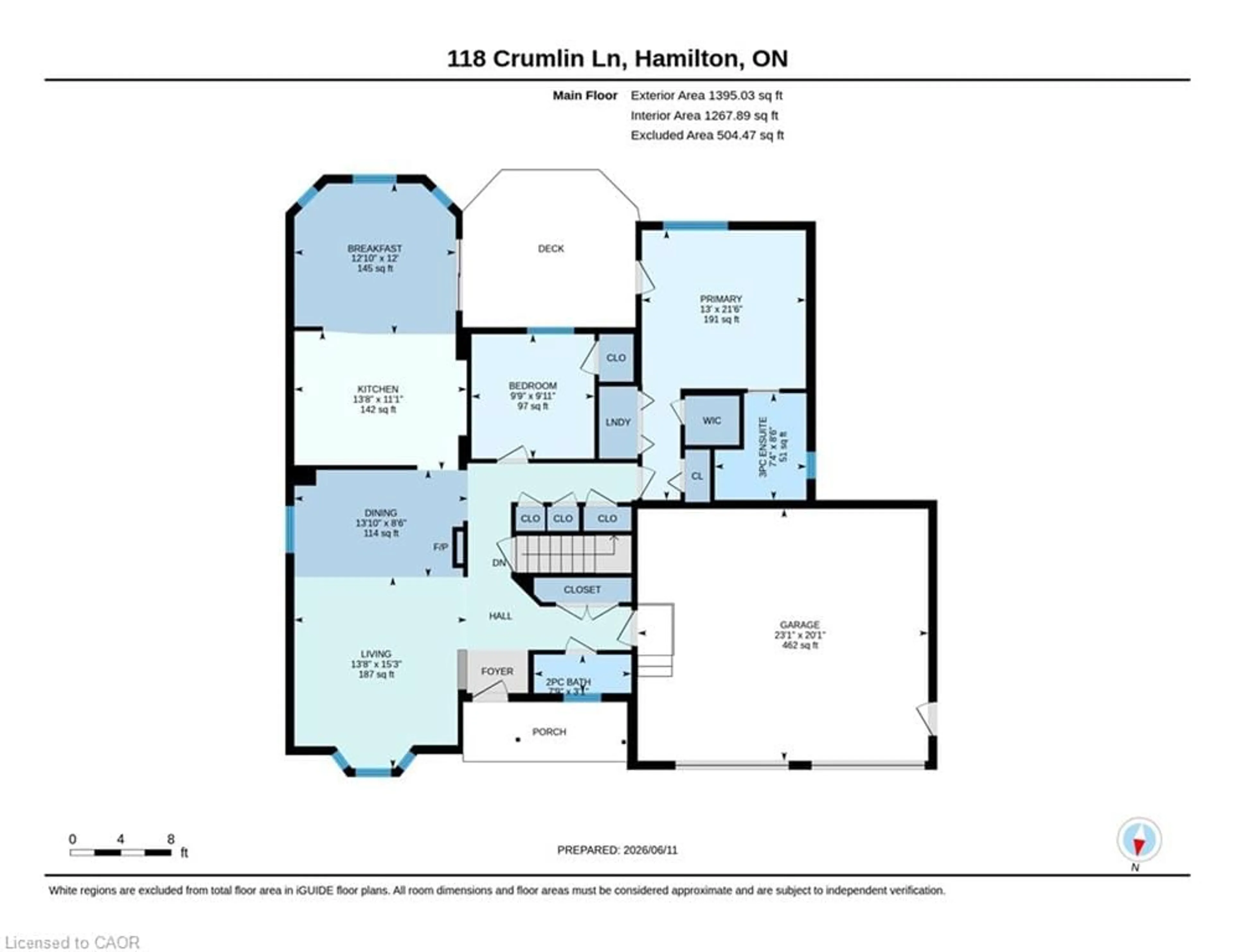 Floor plan for 118 Crumlin Lane, Freelton Ontario L8B 1A5