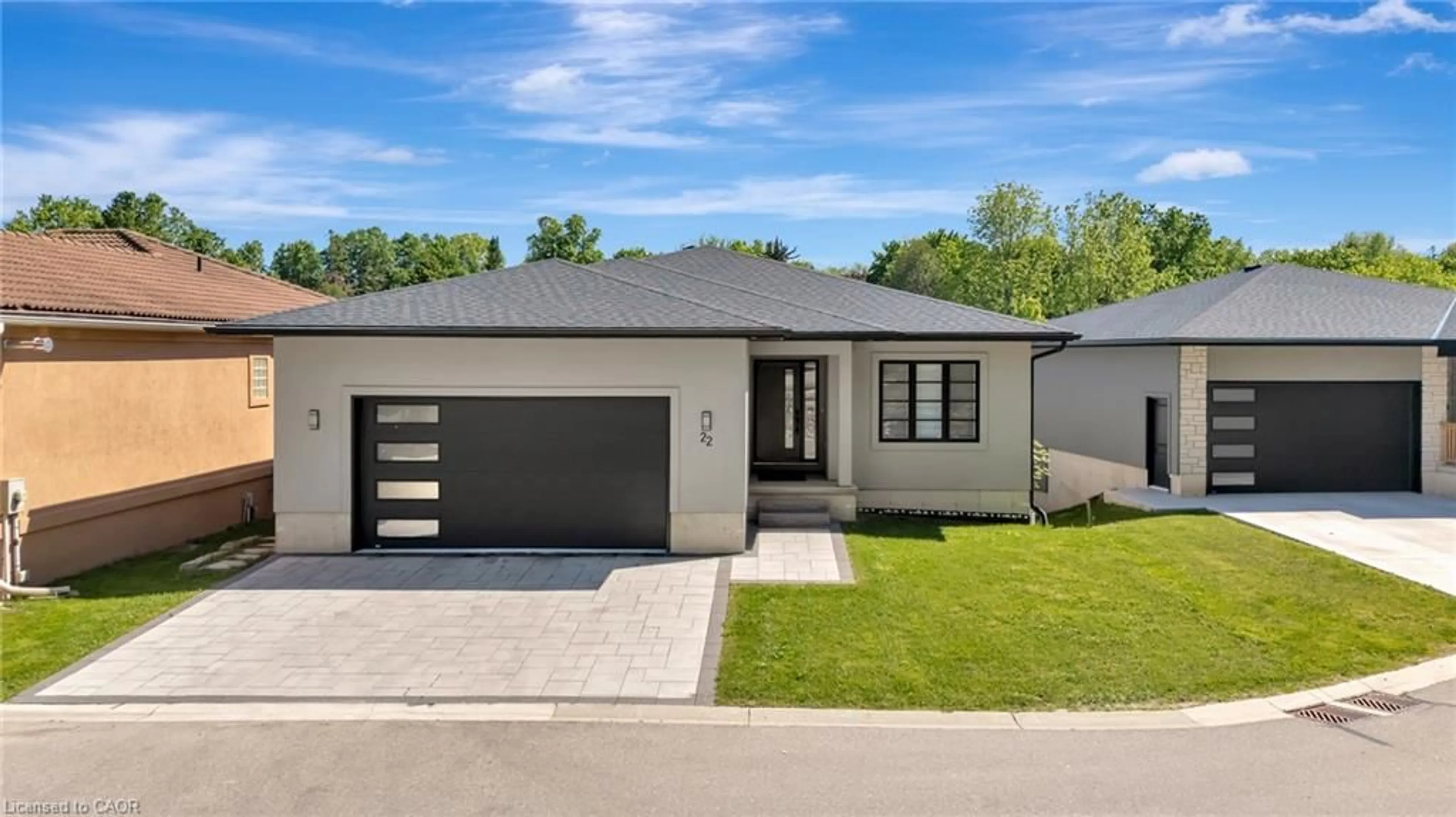 Home with brick exterior material, street for 5 John Pound Rd #22, Tillsonburg Ontario N4G 5X3