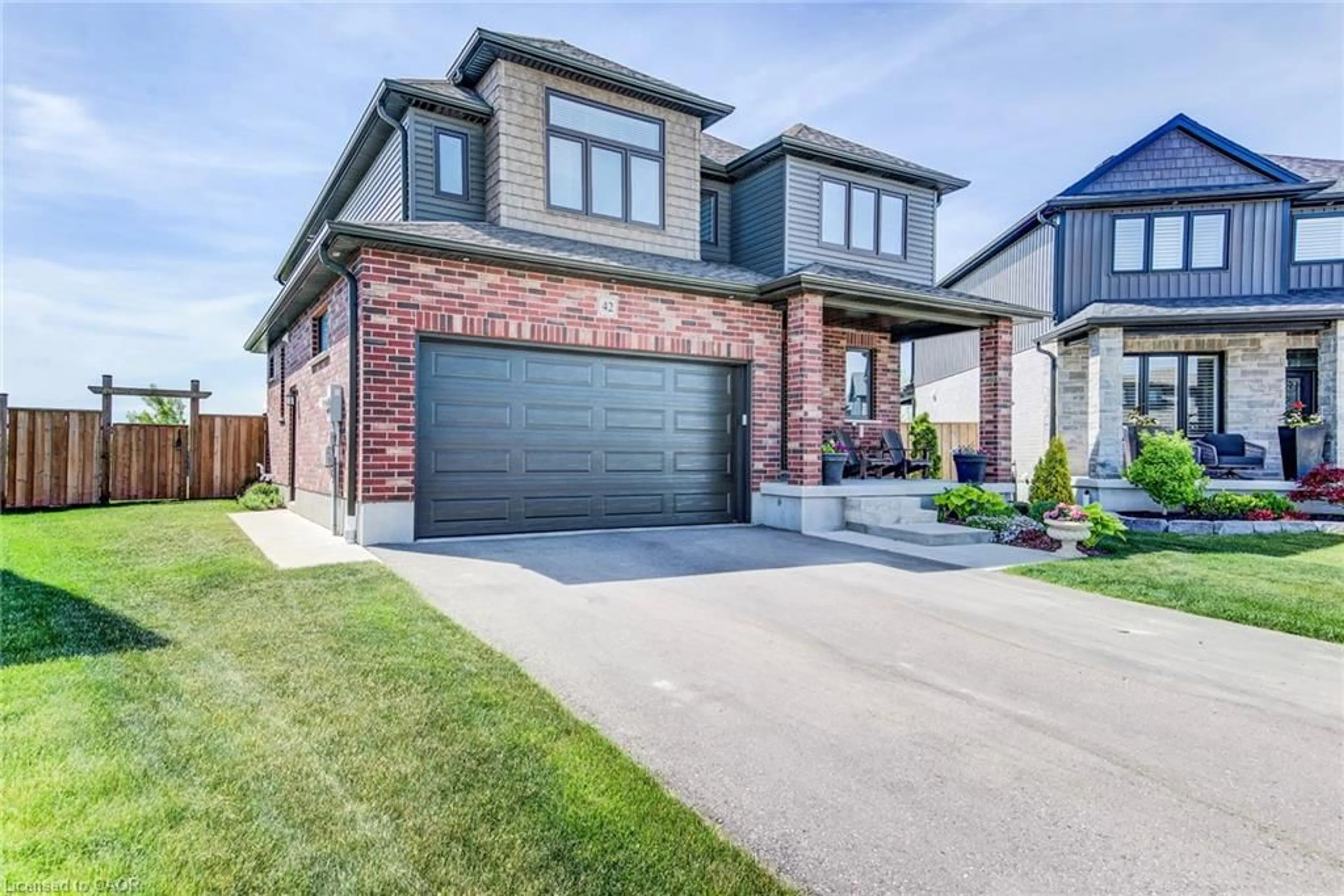 Home with brick exterior material, street for 42 Gellert Dr, Breslau Ontario N0B 1M0