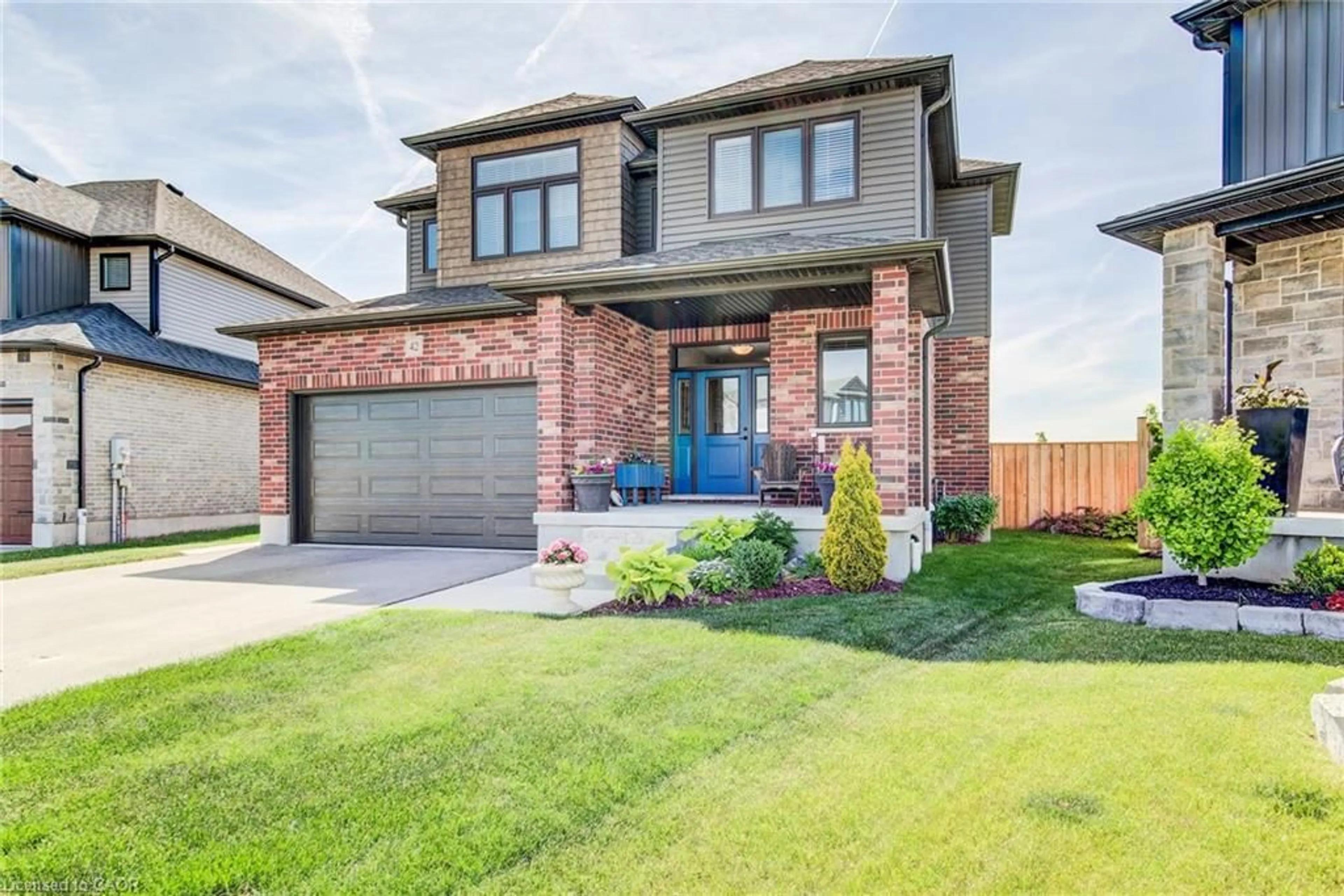 Home with brick exterior material, street for 42 Gellert Dr, Breslau Ontario N0B 1M0