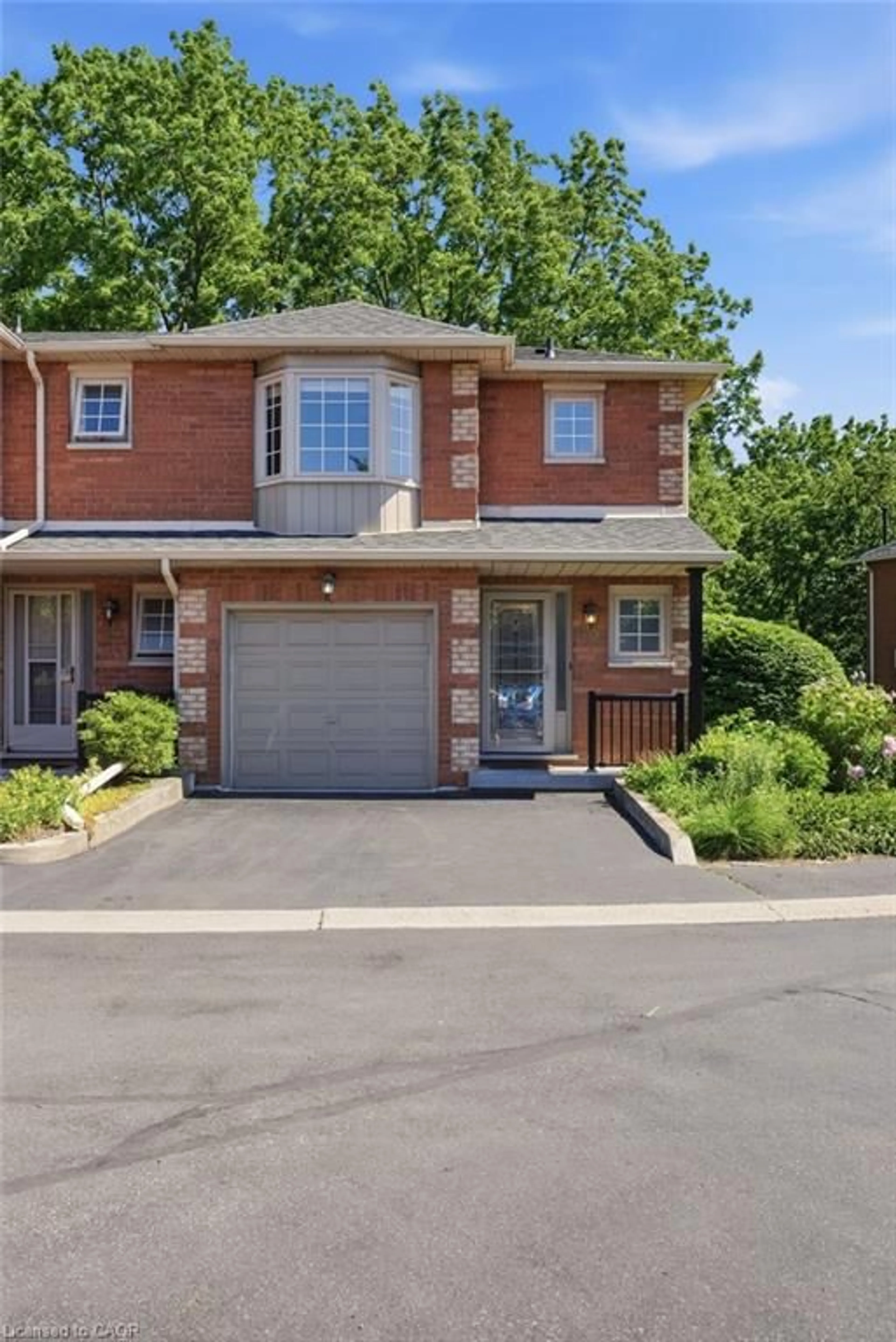 Home with brick exterior material, street for 255 Mount Albion Rd #43, Hamilton Ontario L8K 6P8