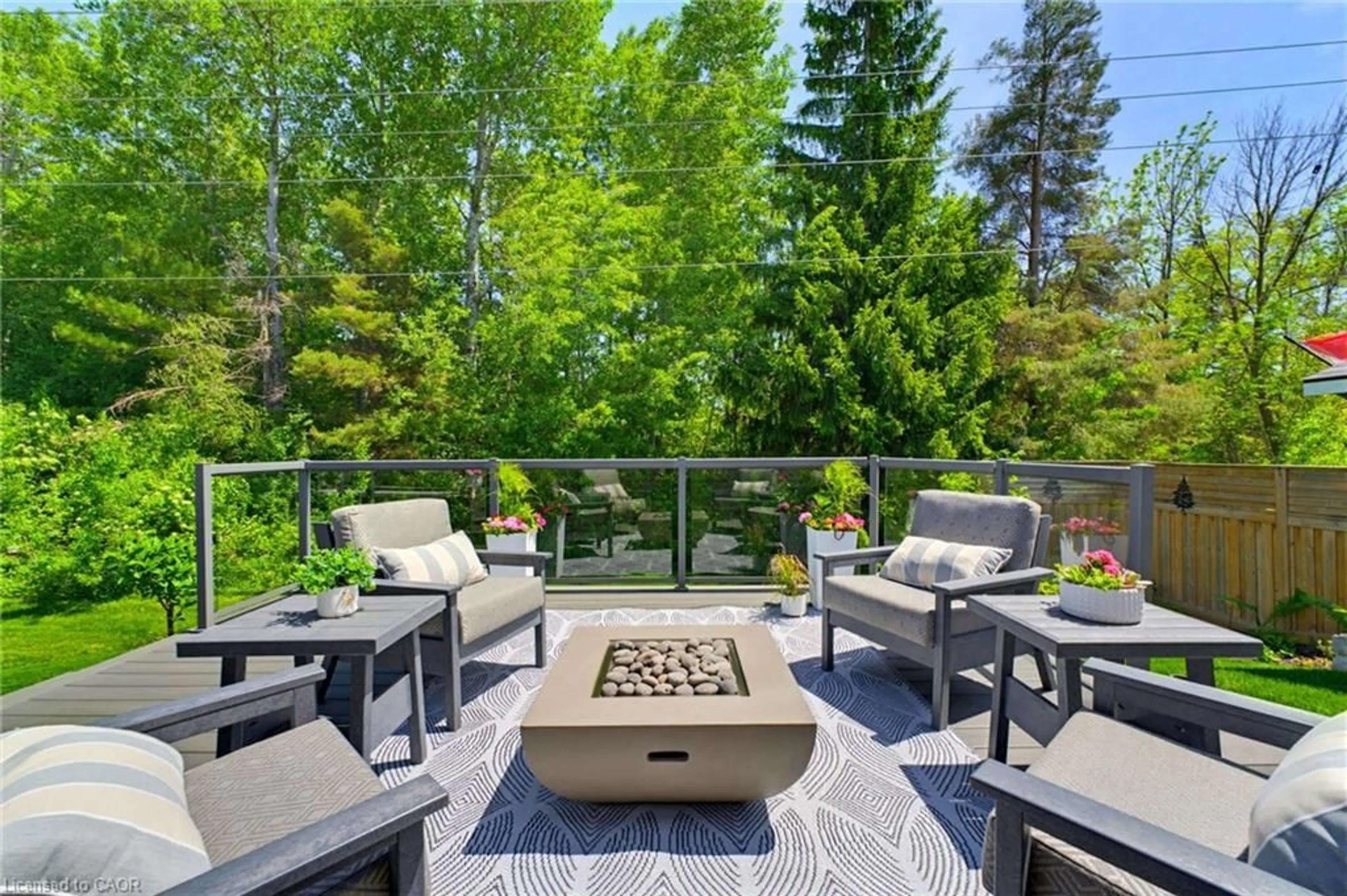 Patio, forest/trees view for 560 Rogers Rd, Listowel Ontario N4W 0G1
