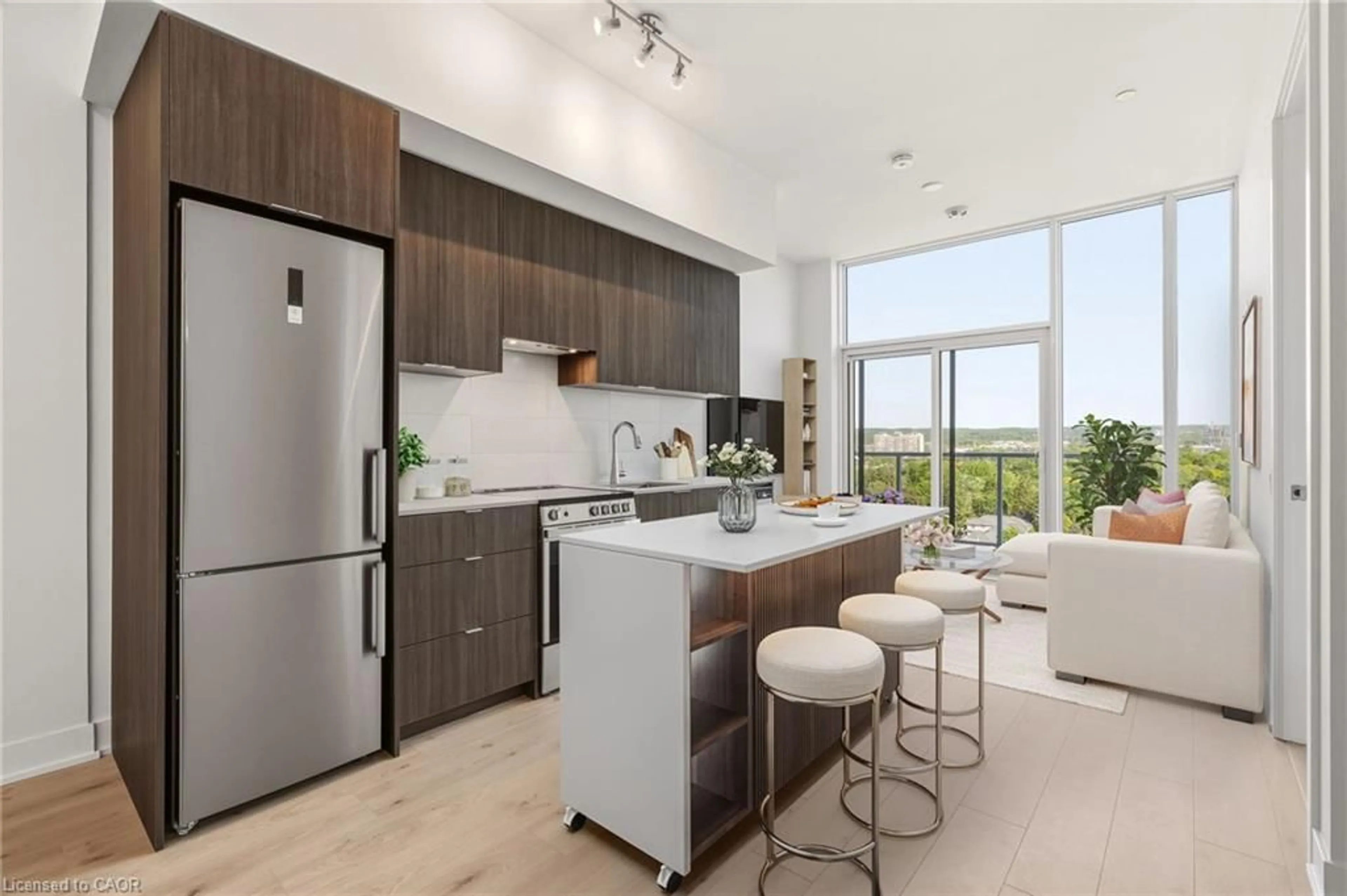 Open concept kitchen, unknown for 2088 James St #1312, Burlington Ontario L7R 0H2