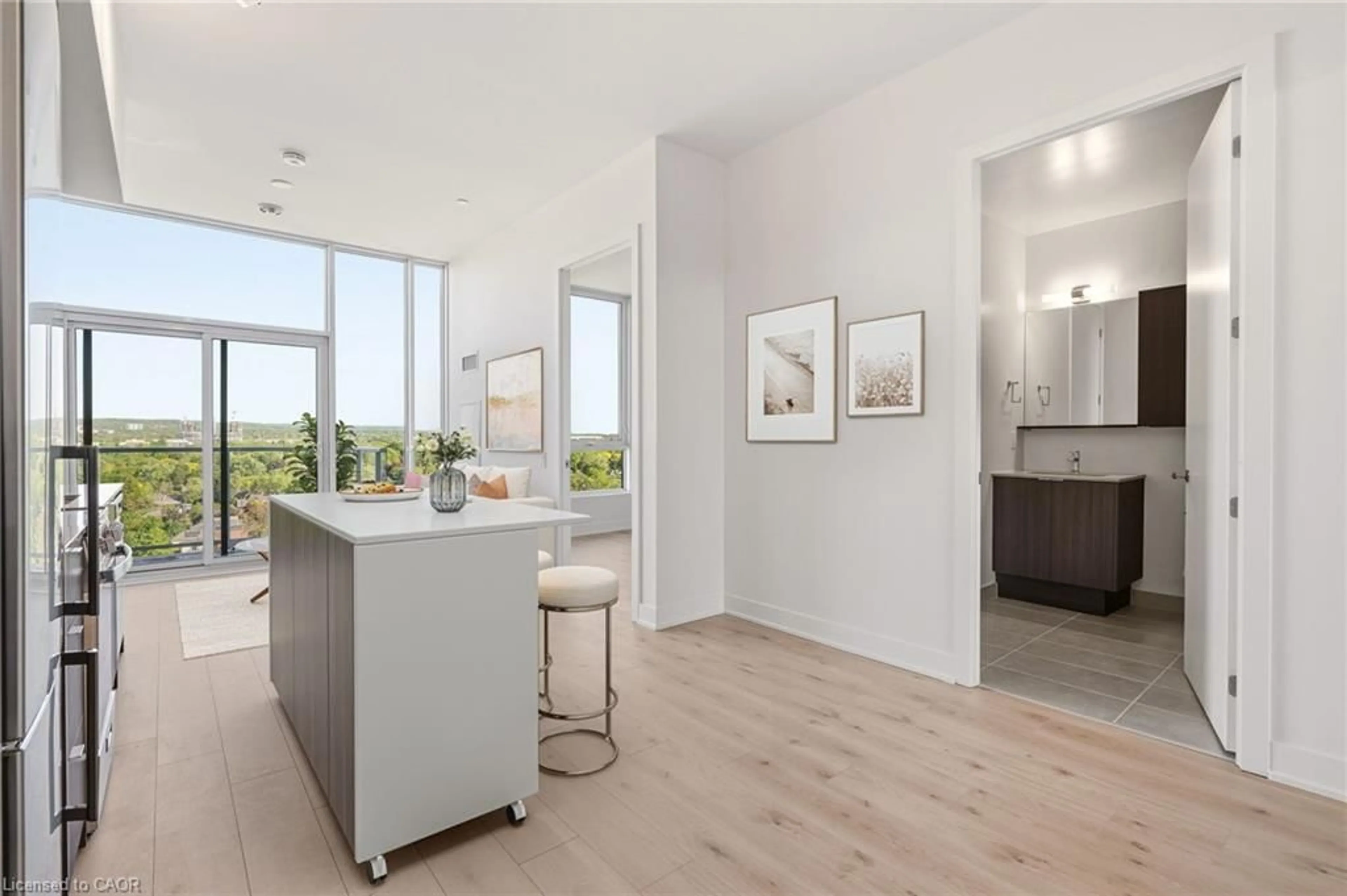Open concept kitchen, unknown for 2088 James St #1312, Burlington Ontario L7R 0H2