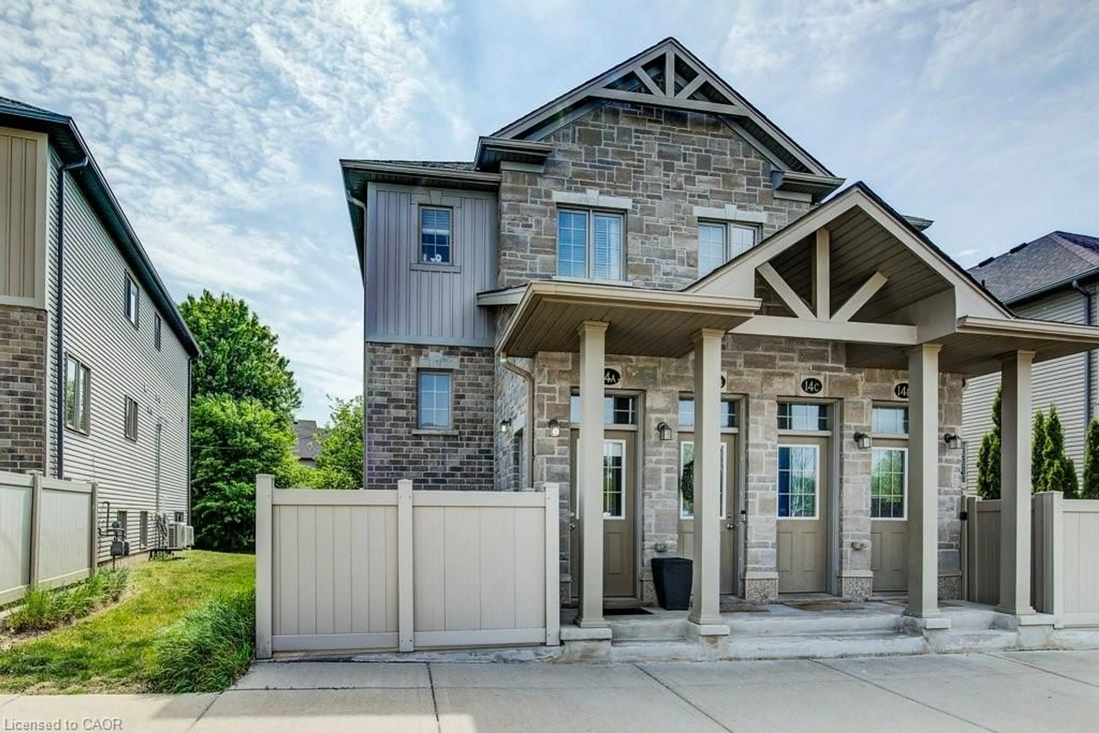 Home with brick exterior material, street for 388 Old Huron Rd #14A, Kitchener Ontario N2R 0J5