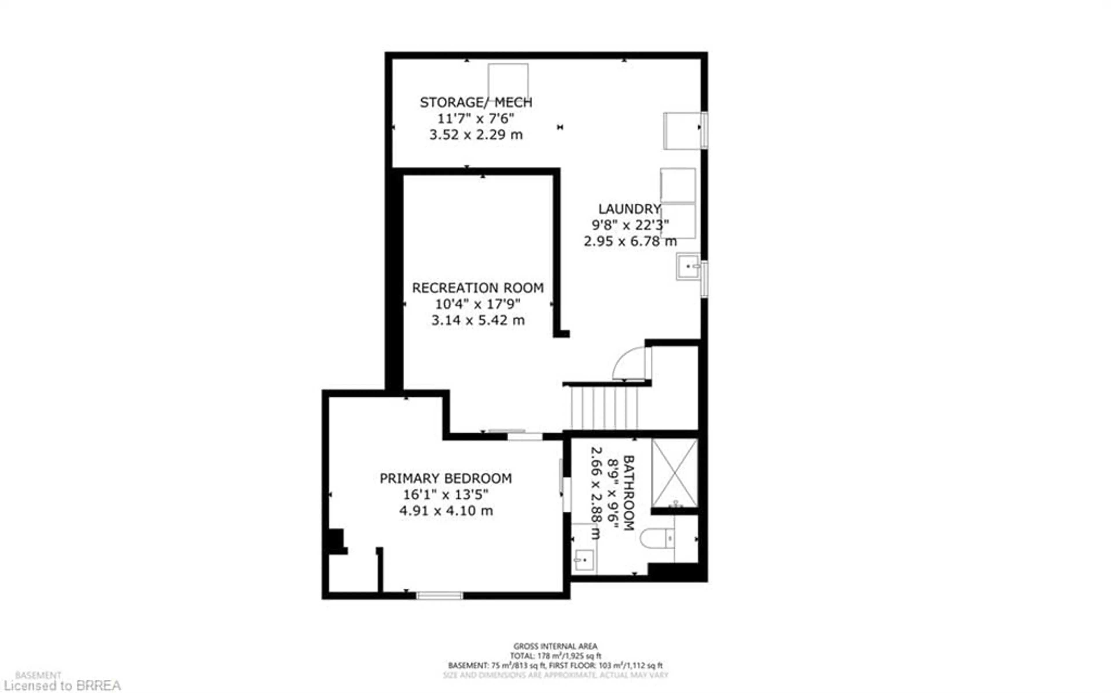 Floor plan for 309 Terrace Hill St, Brantford Ontario N3R 1H2