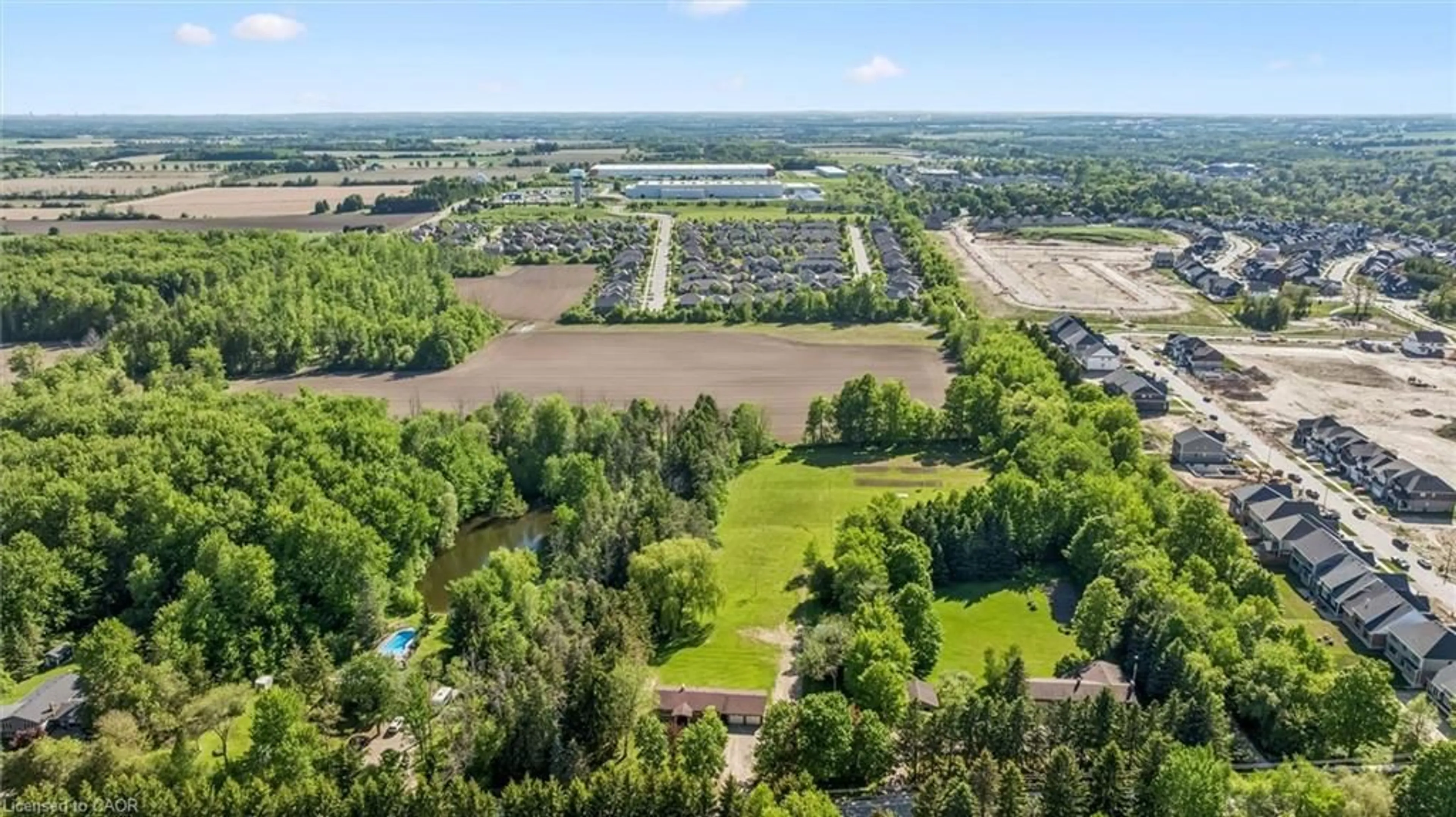 A pic from outside/outdoor area/front of a property/back of a property/a pic from drone, unknown for 103 Gilkison St, Elora Ontario N0B 1S0