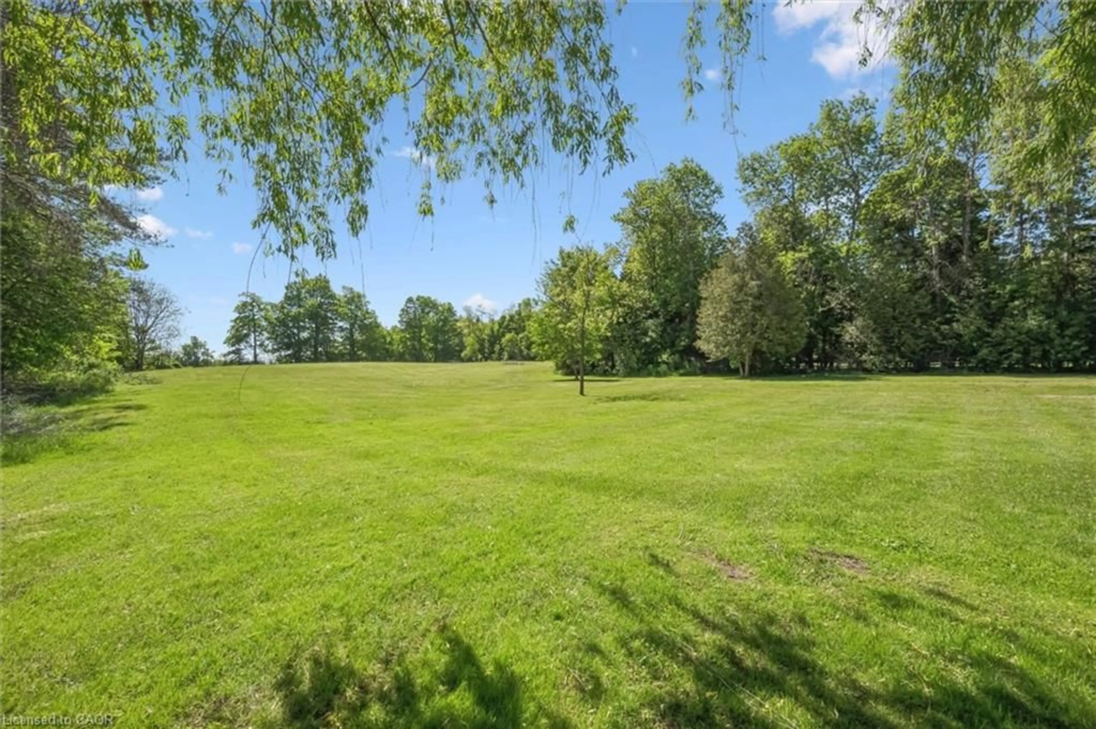 A pic from outside/outdoor area/front of a property/back of a property/a pic from drone, forest/trees view for 103 Gilkison St, Elora Ontario N0B 1S0
