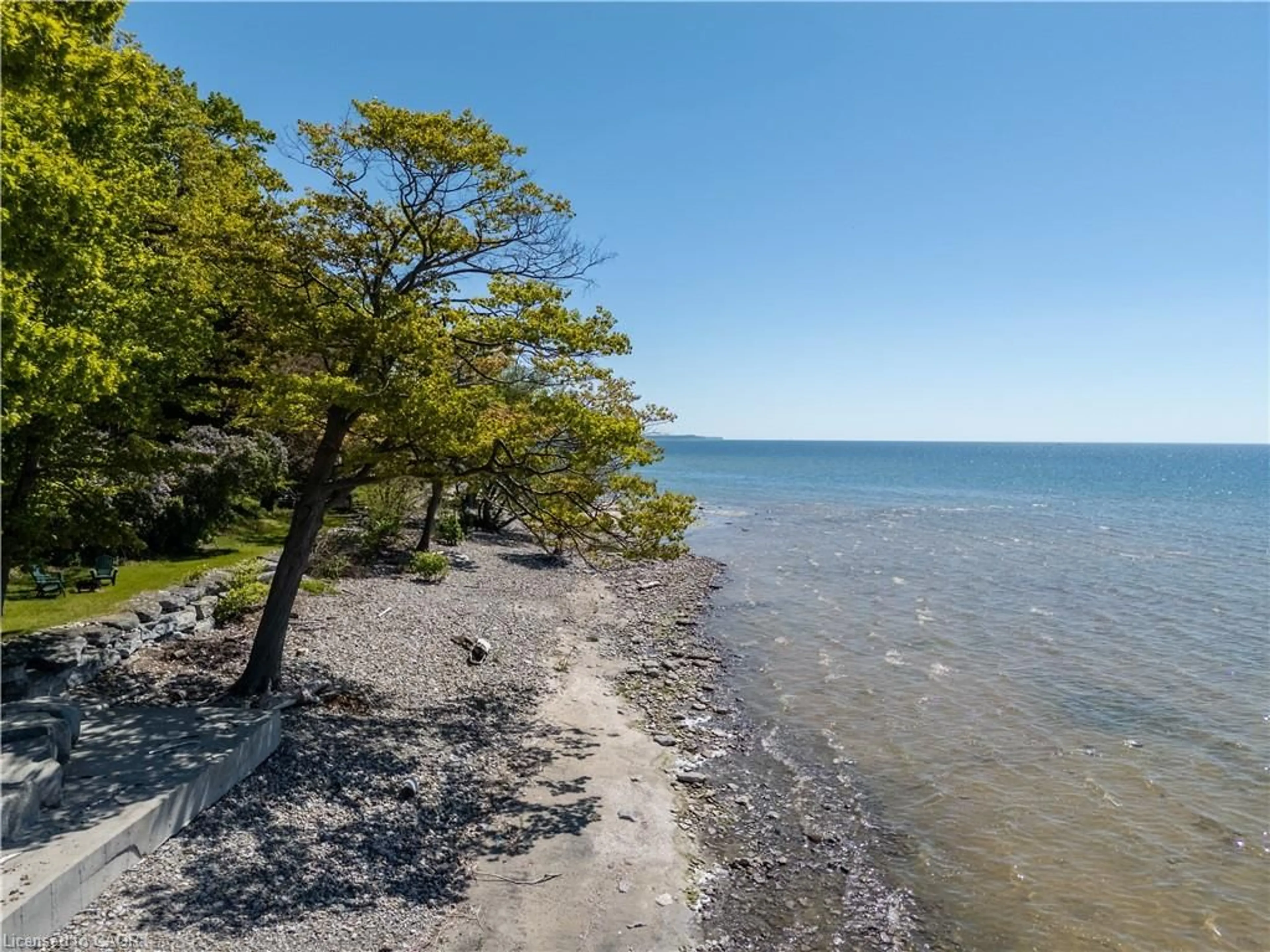 A pic from outside/outdoor area/front of a property/back of a property/a pic from drone, water/lake/river/ocean view for 689 Sandy Bay Rd, Dunnville Ontario N1A 2W6