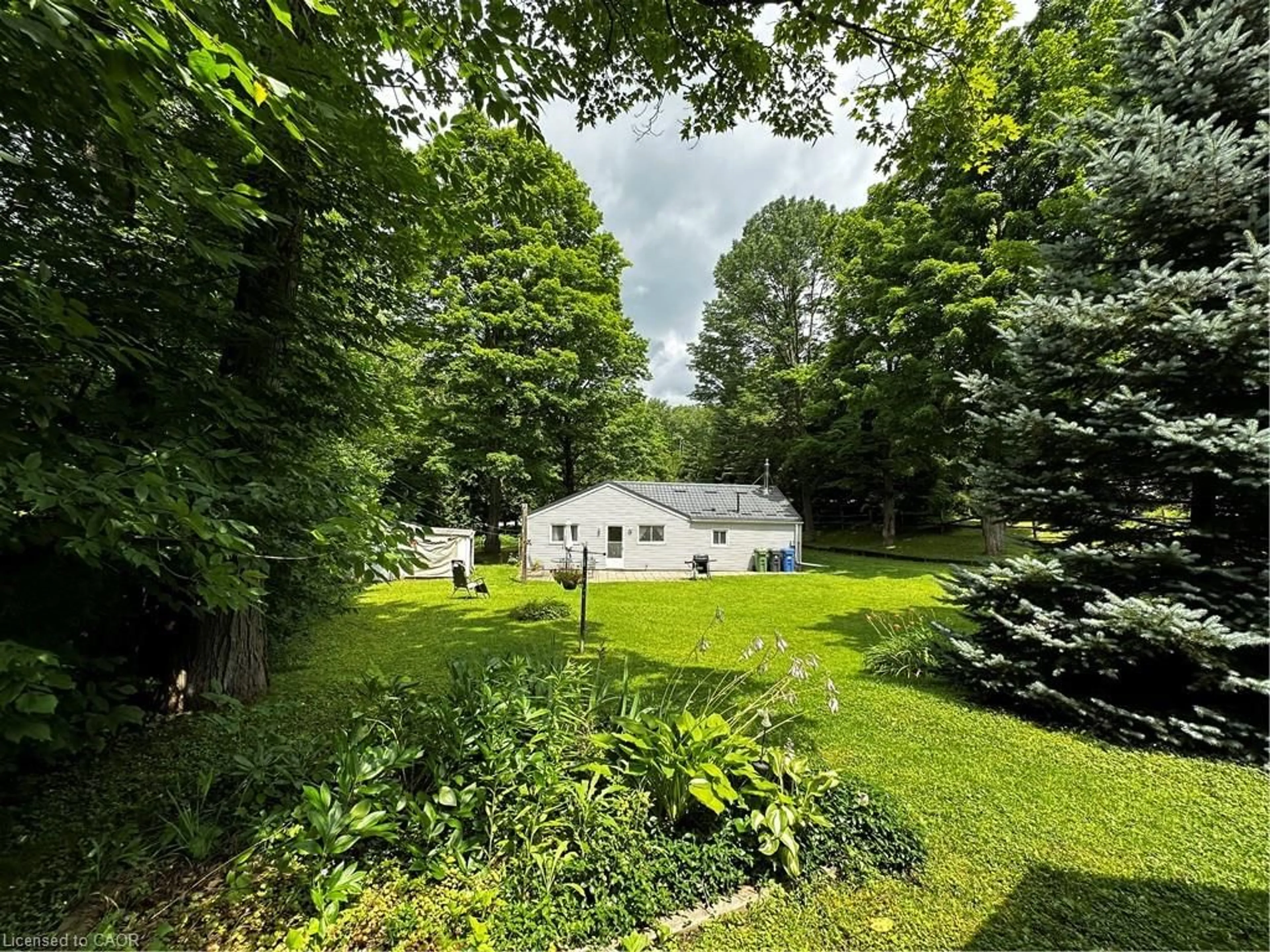 A pic from outside/outdoor area/front of a property/back of a property/a pic from drone, forest/trees view for 263076 Wilder Lake Rd, Varney Ontario N0G 1R0