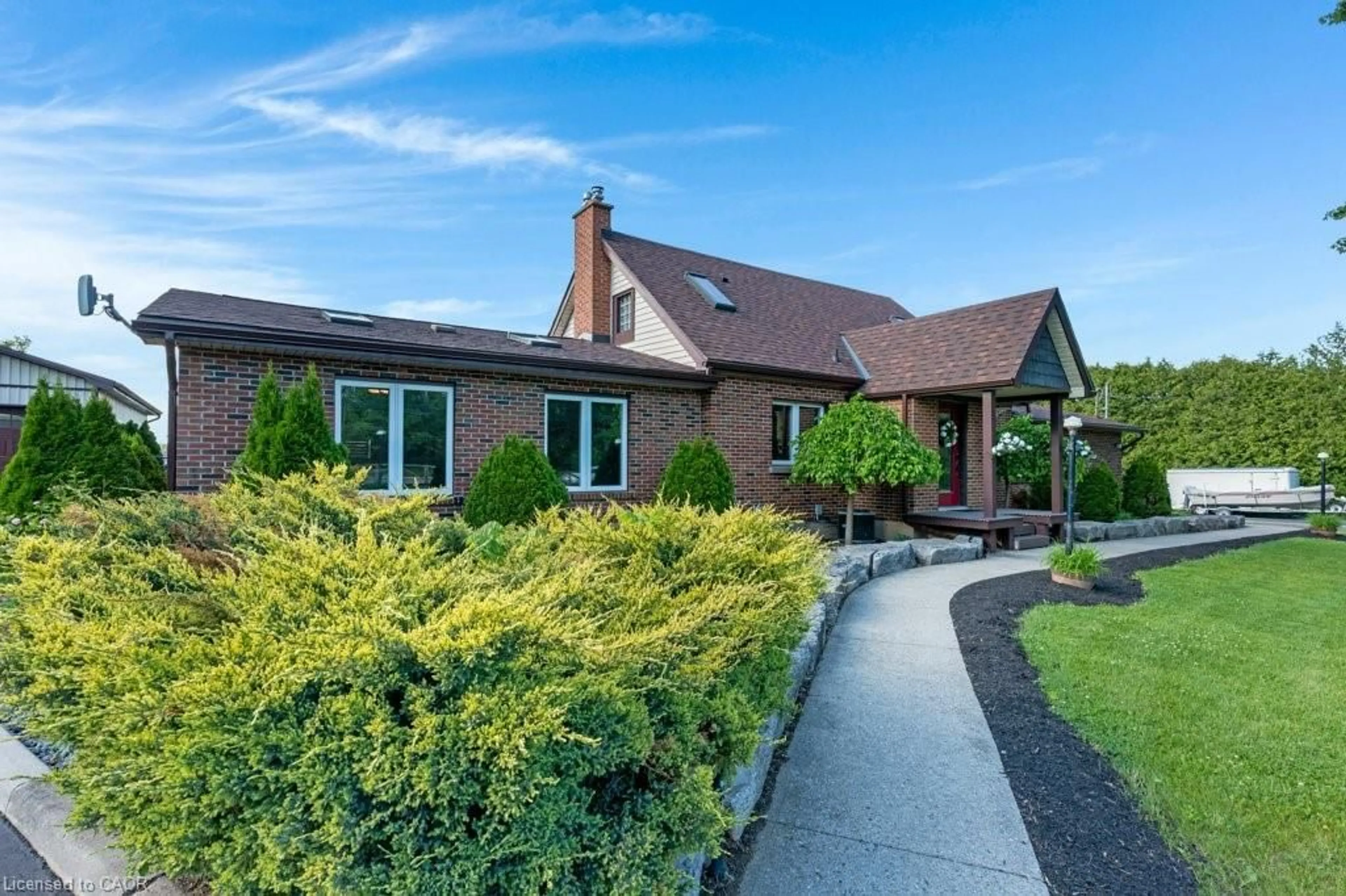 Home with brick exterior material, street for 3786 Old Beverly Rd, Cambridge Ontario N1R 5S7