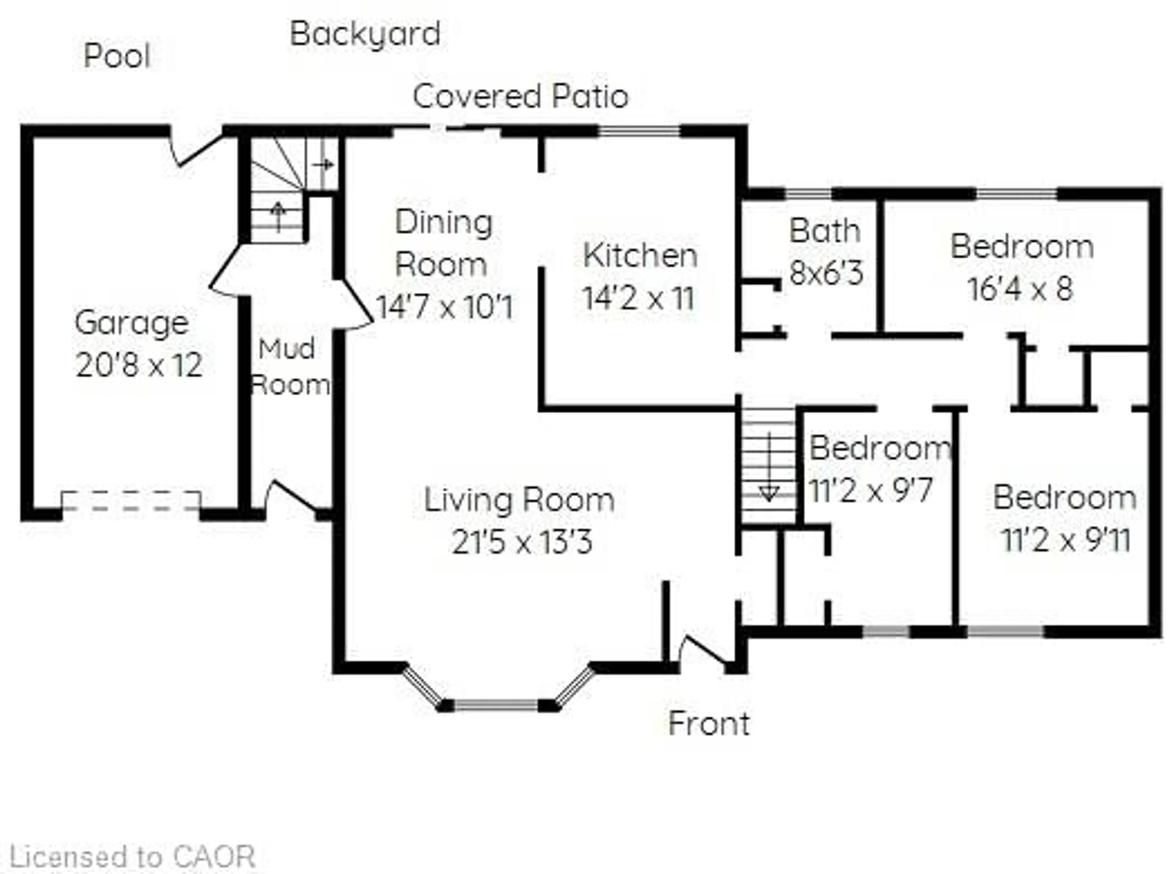 Floor plan for 9 Wesite Ave, Dundas Ontario L9H 5M1