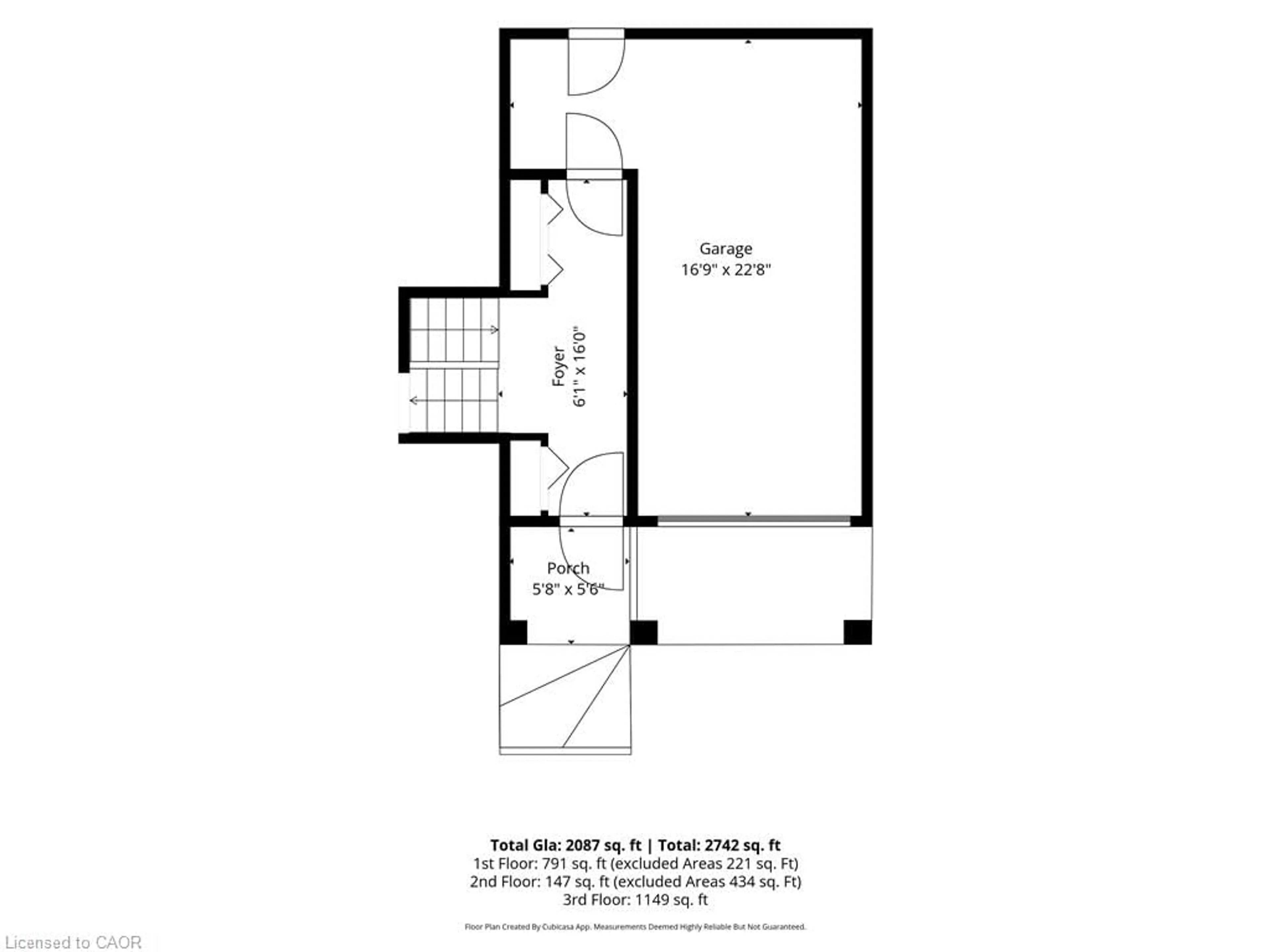 Floor plan for 16 Stephens Crt, Simcoe Ontario N3Y 4P3