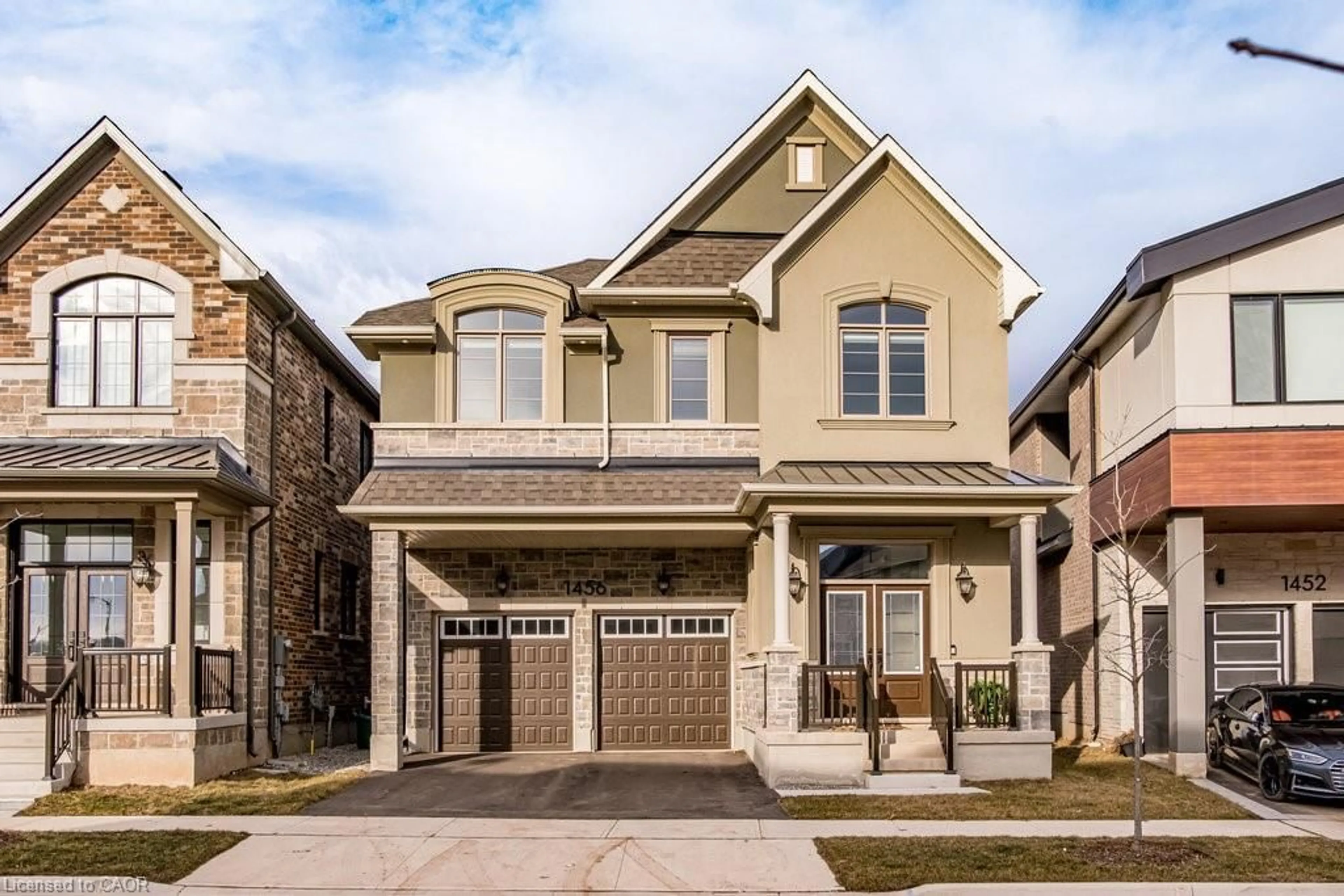 Home with brick exterior material, street for 1456 Ford Strathy Cres, Oakville Ontario L6H 3W9
