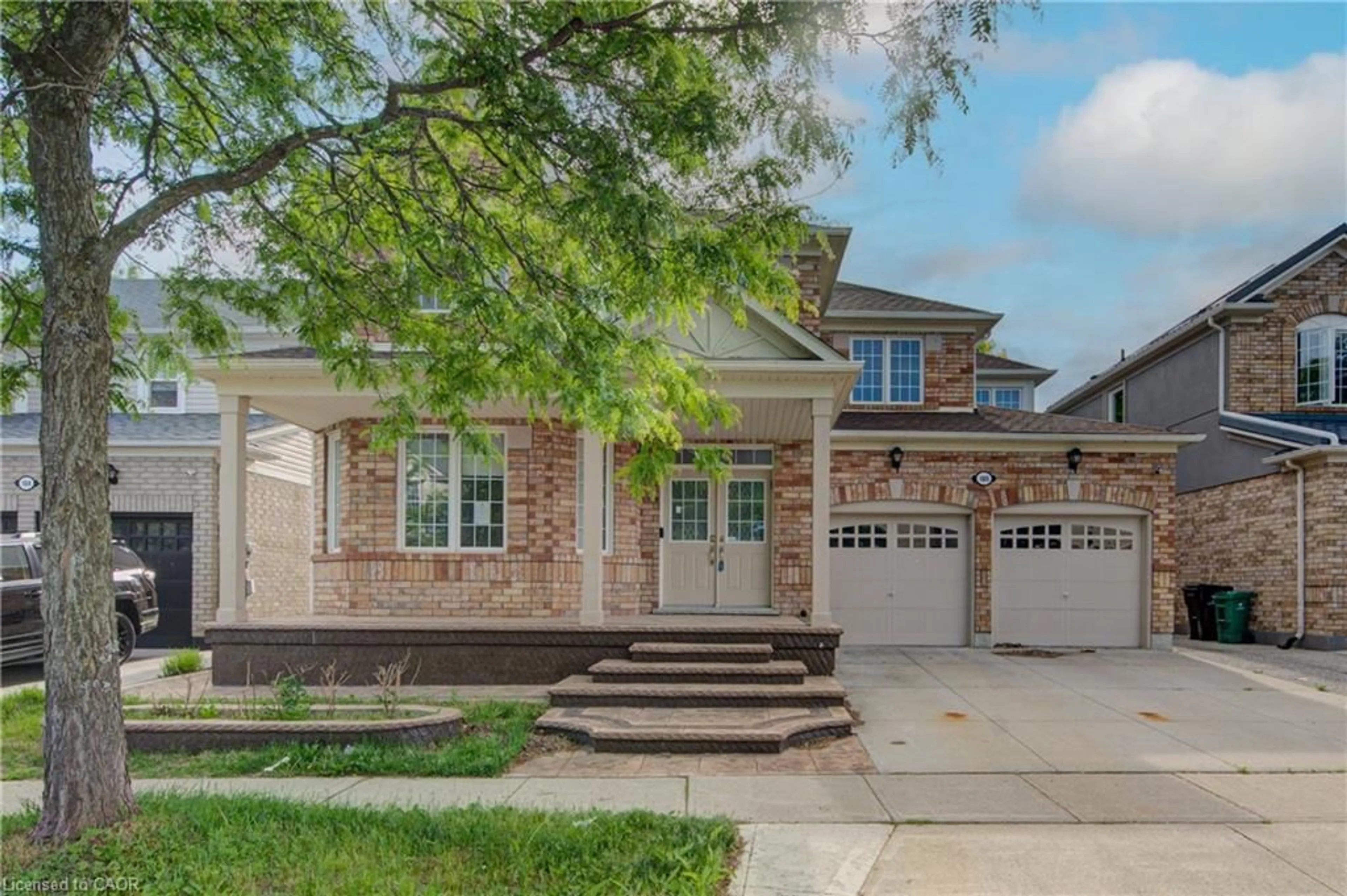 Home with brick exterior material, street for 180 Arthur Fach Dr, Cambridge Ontario N1T 2G2