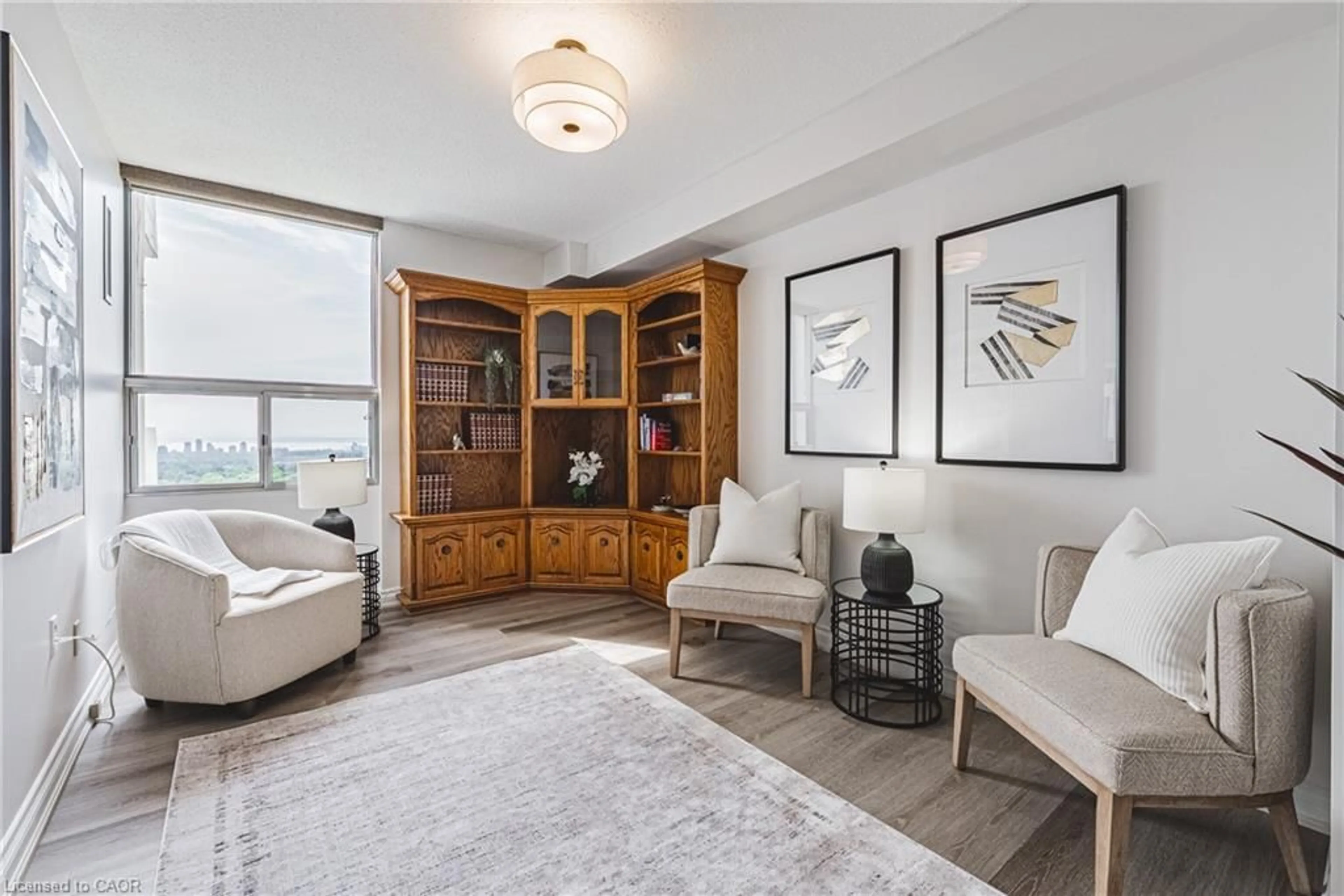 Living room with furniture, unknown for 2055 Upper Middle Rd #1504, Burlington Ontario L7P 3P4