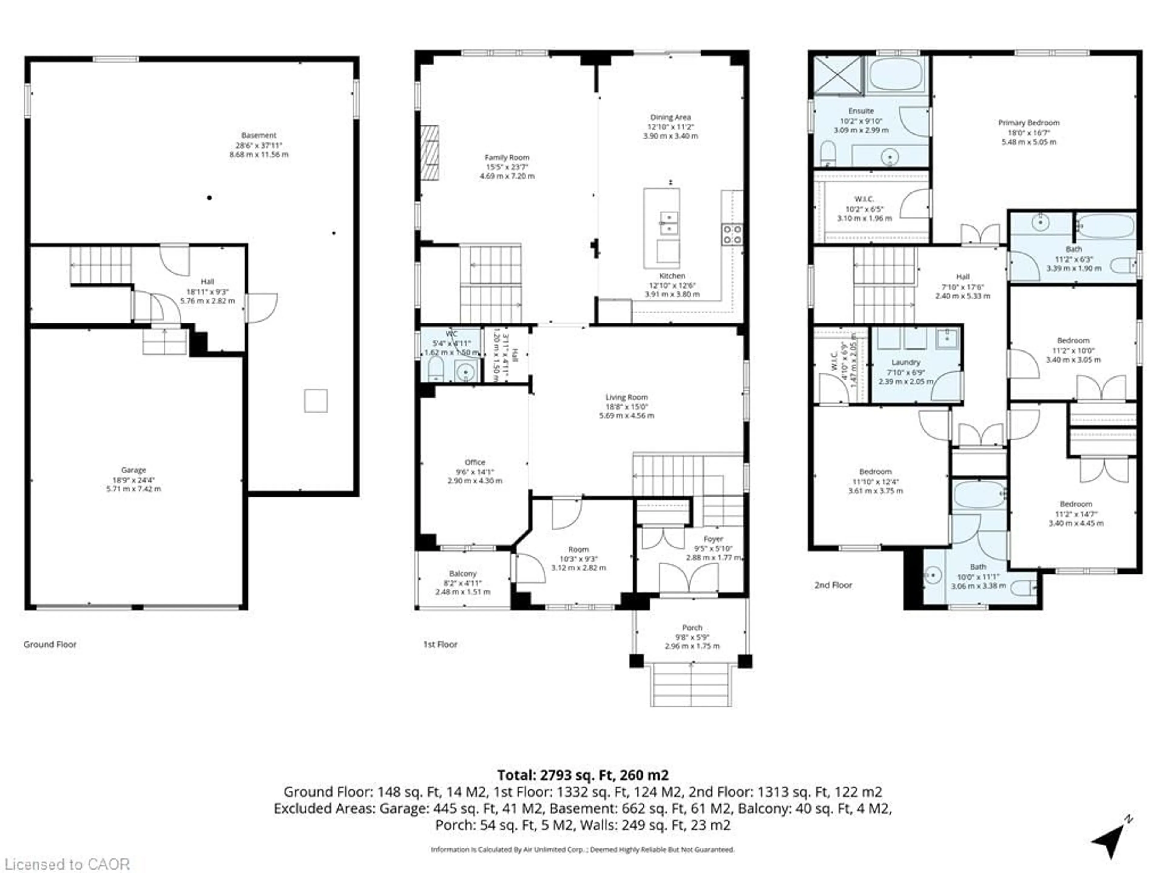 Floor plan for 1025 Trailsview Ave, Cobourg Ontario K9A 4J6