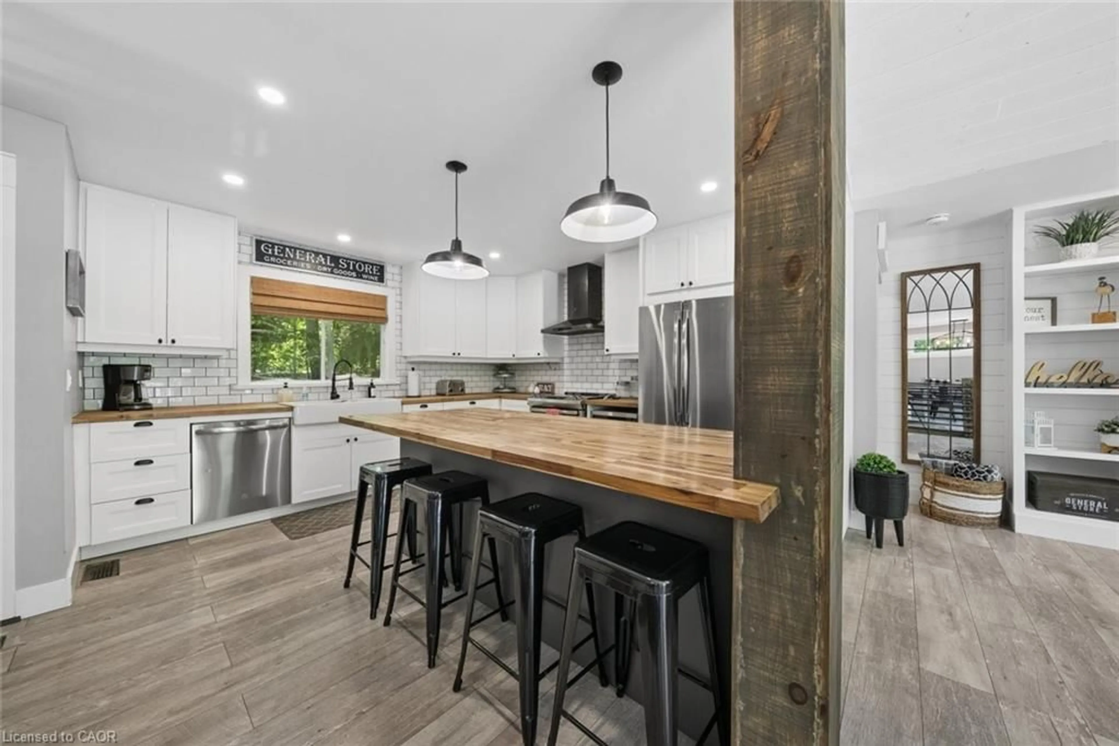Open concept kitchen, unknown for 371 Skene Rd, Marmora and Lake Ontario K0L 1W0