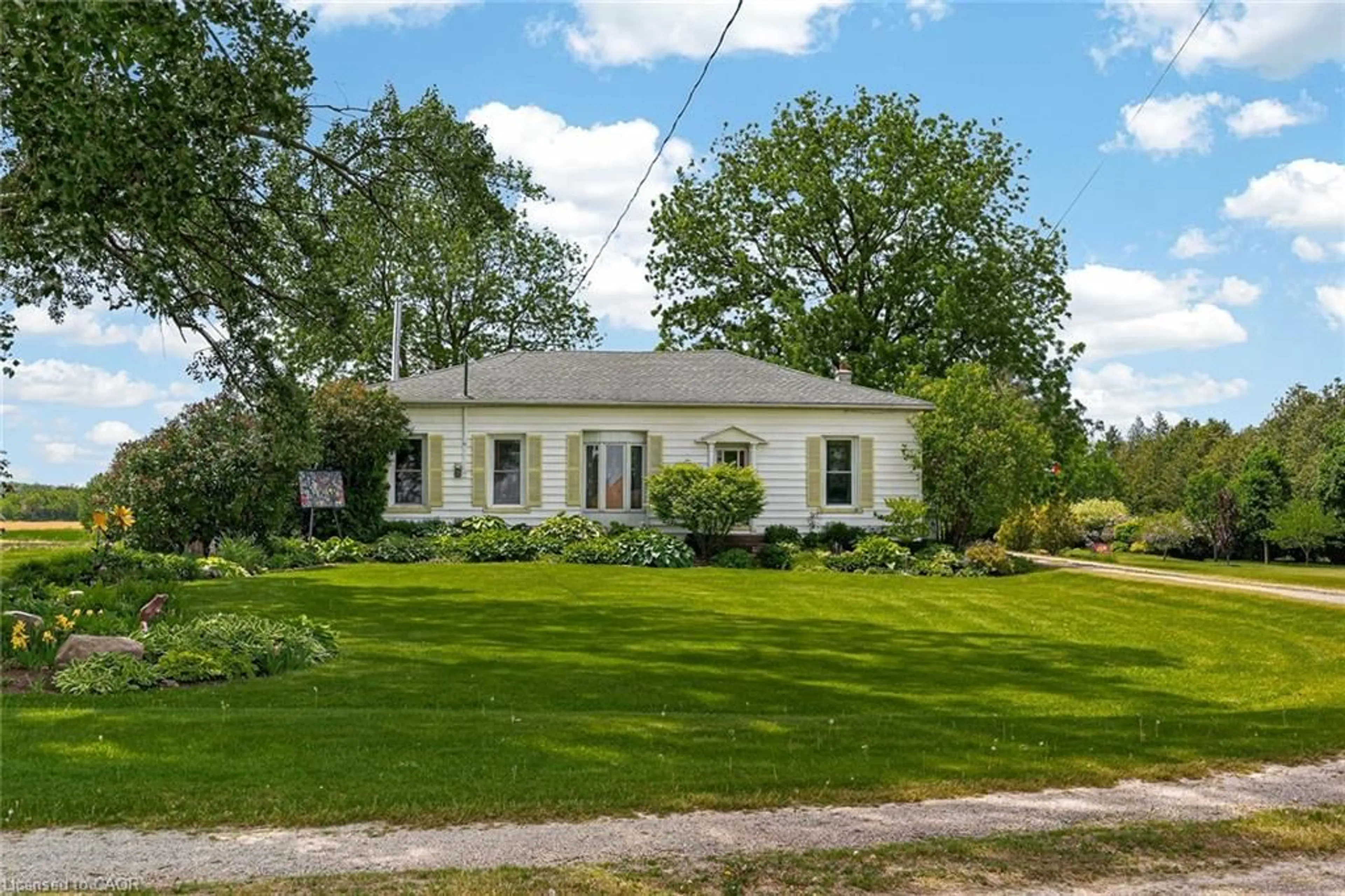 A pic from outside/outdoor area/front of a property/back of a property/a pic from drone, street for 776443 Blandford Rd, Bright Ontario N0J 1B0