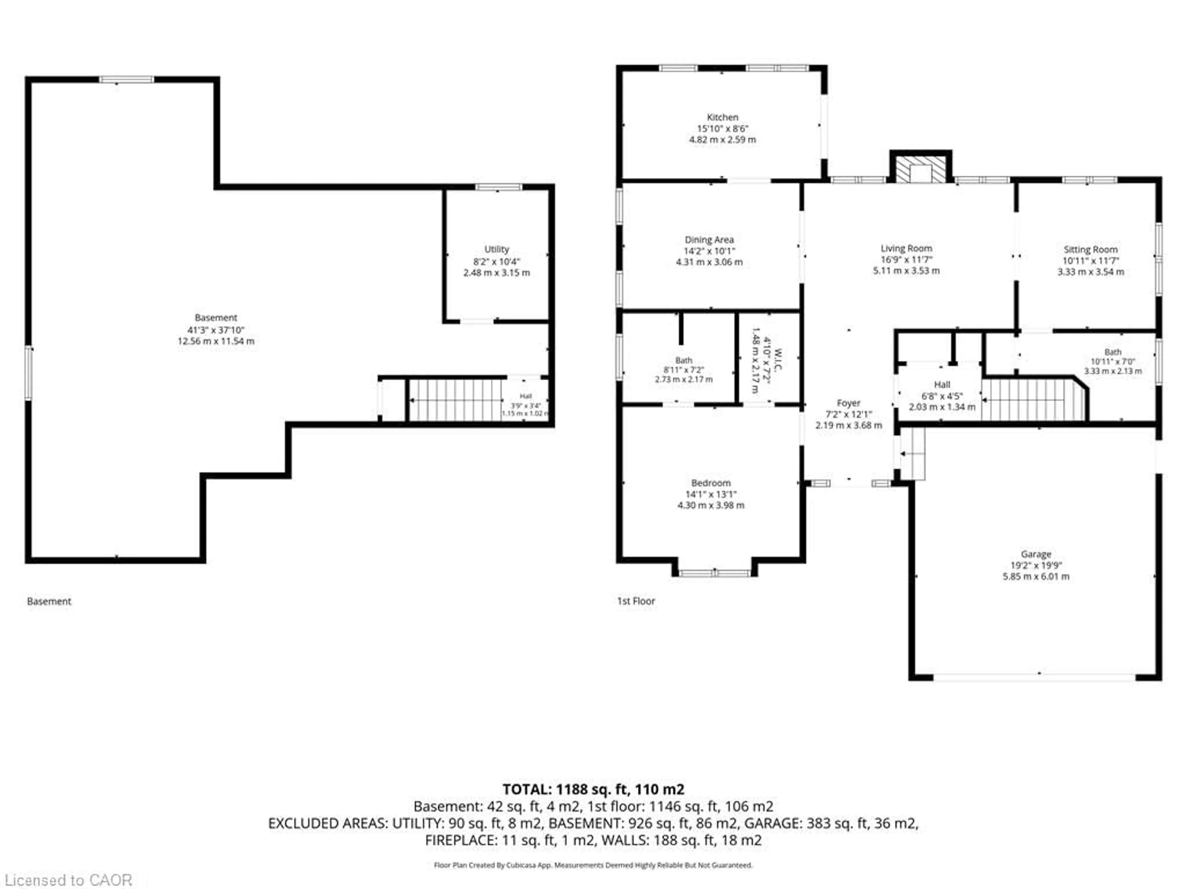 Floor plan for 611 Victoria St, Niagara-on-the-Lake Ontario L0S 1J0