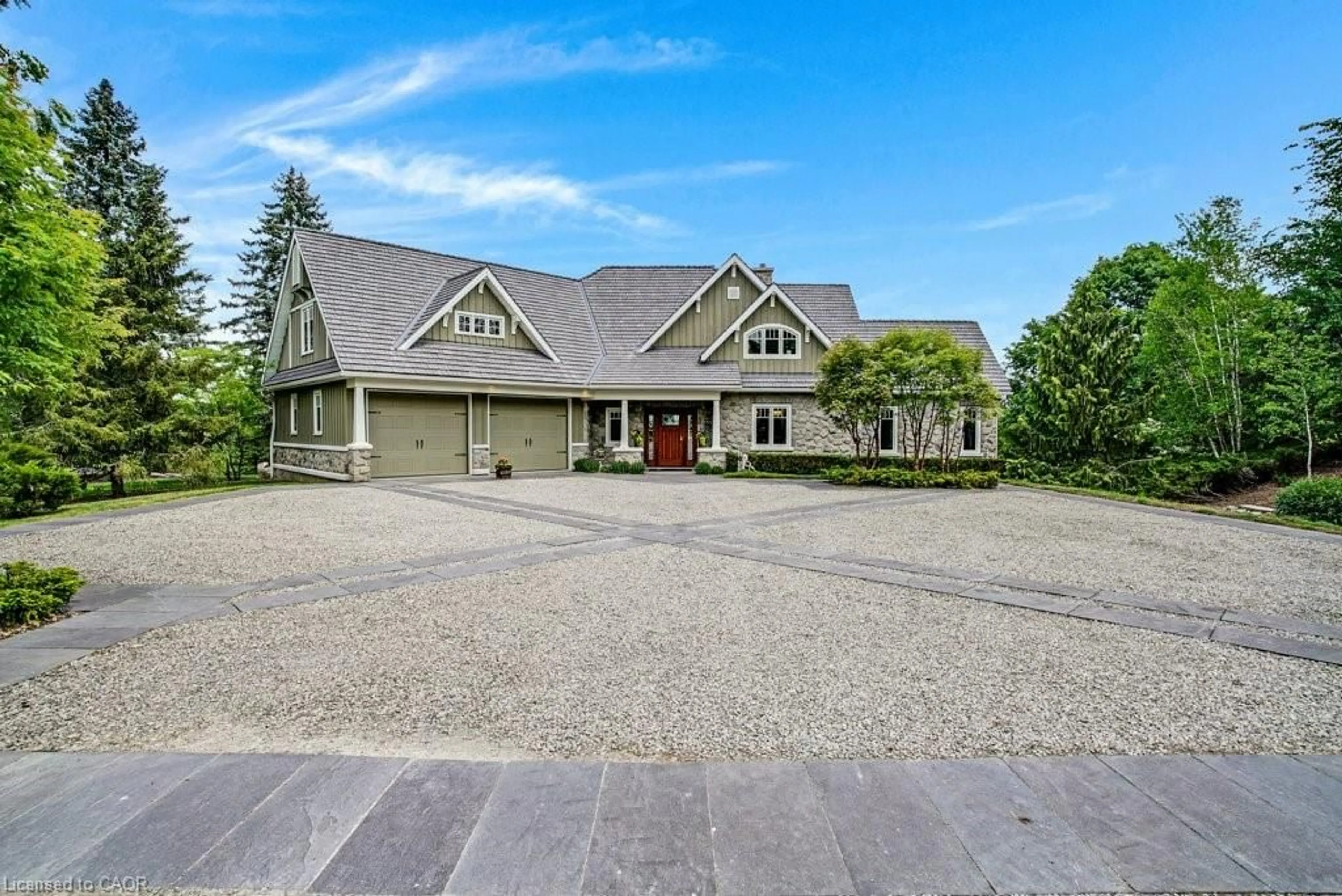 A pic from outside/outdoor area/front of a property/back of a property/a pic from drone, street for 374 Concession 12 Rd, South Bruce Ontario N0G 2J0