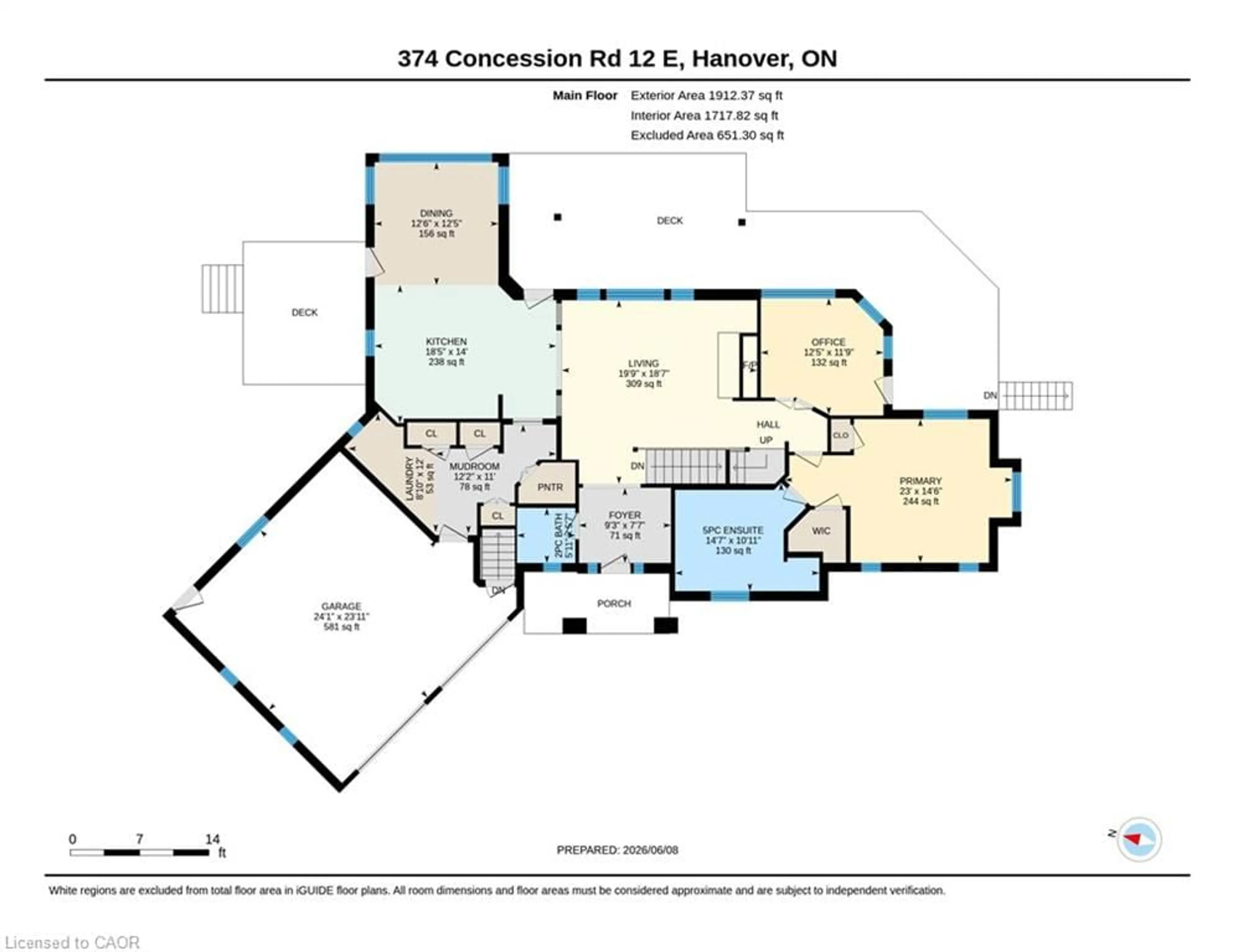 Floor plan for 374 Concession 12 Rd, South Bruce Ontario N0G 2J0
