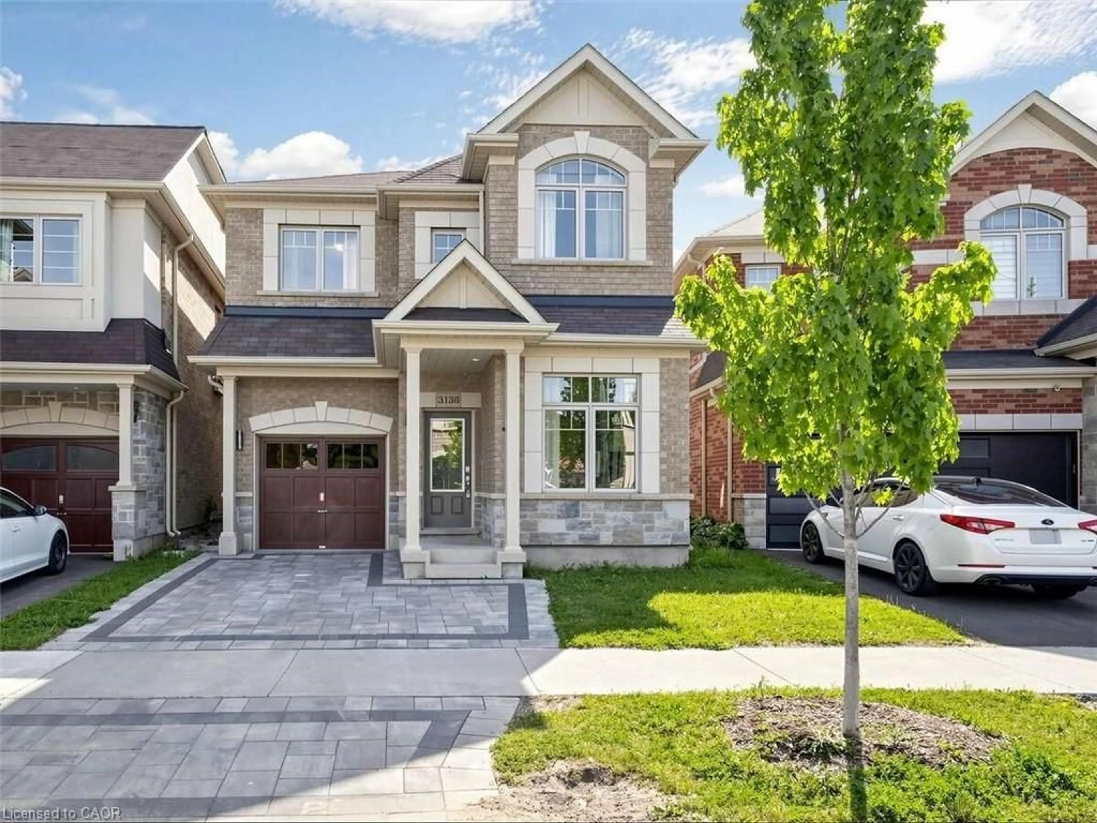 Home with brick exterior material, street for 3136 Goodyear Rd, Burlington Ontario L7M 0Z9