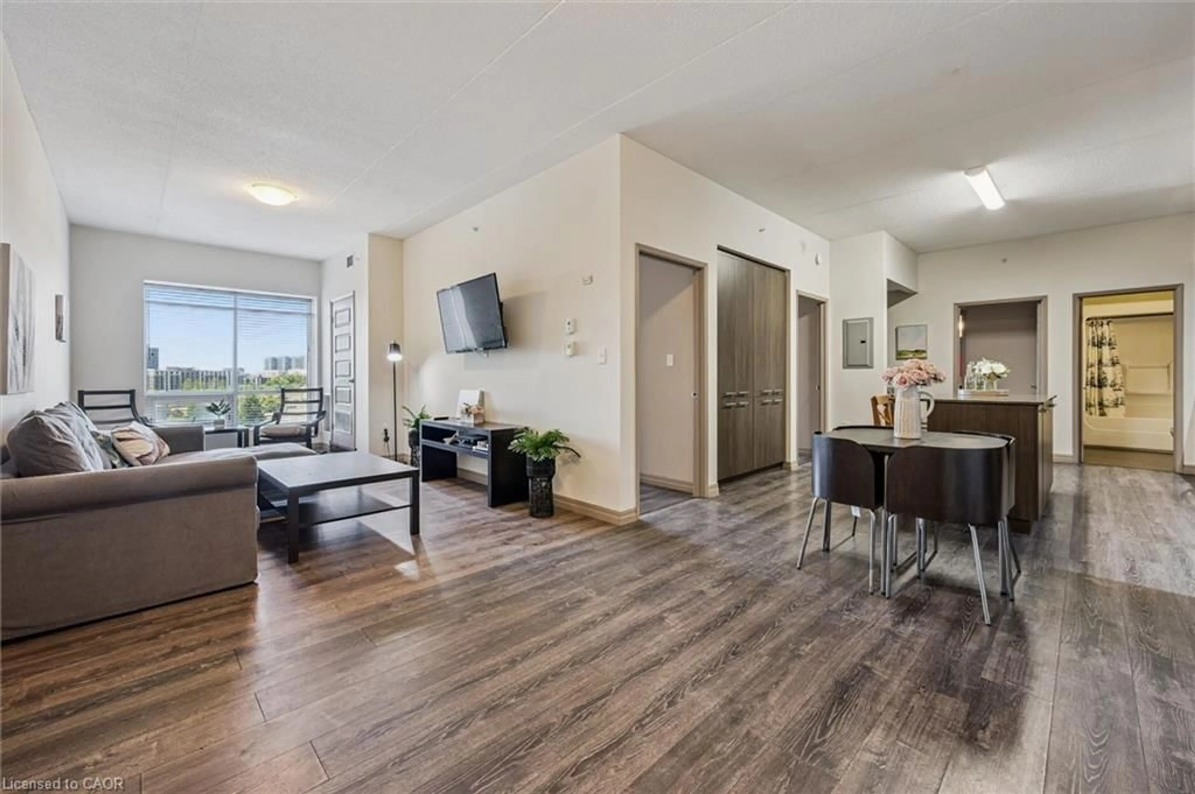 Living room with furniture, unknown for 8 Hickory St #1004, Waterloo Ontario N2L 3H6