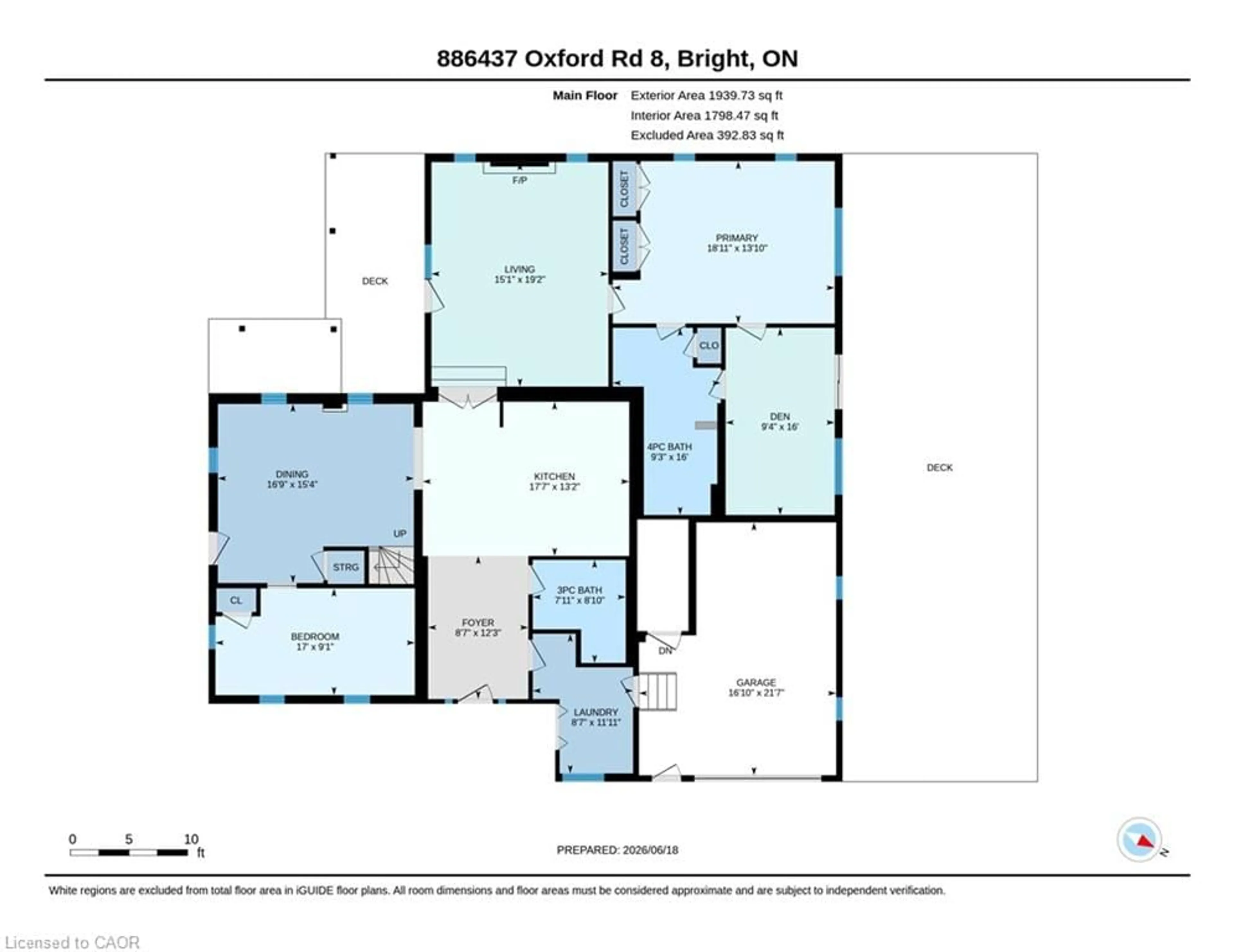 Floor plan for 886495 Oxford Road 8, Bright Ontario N0J 1B0