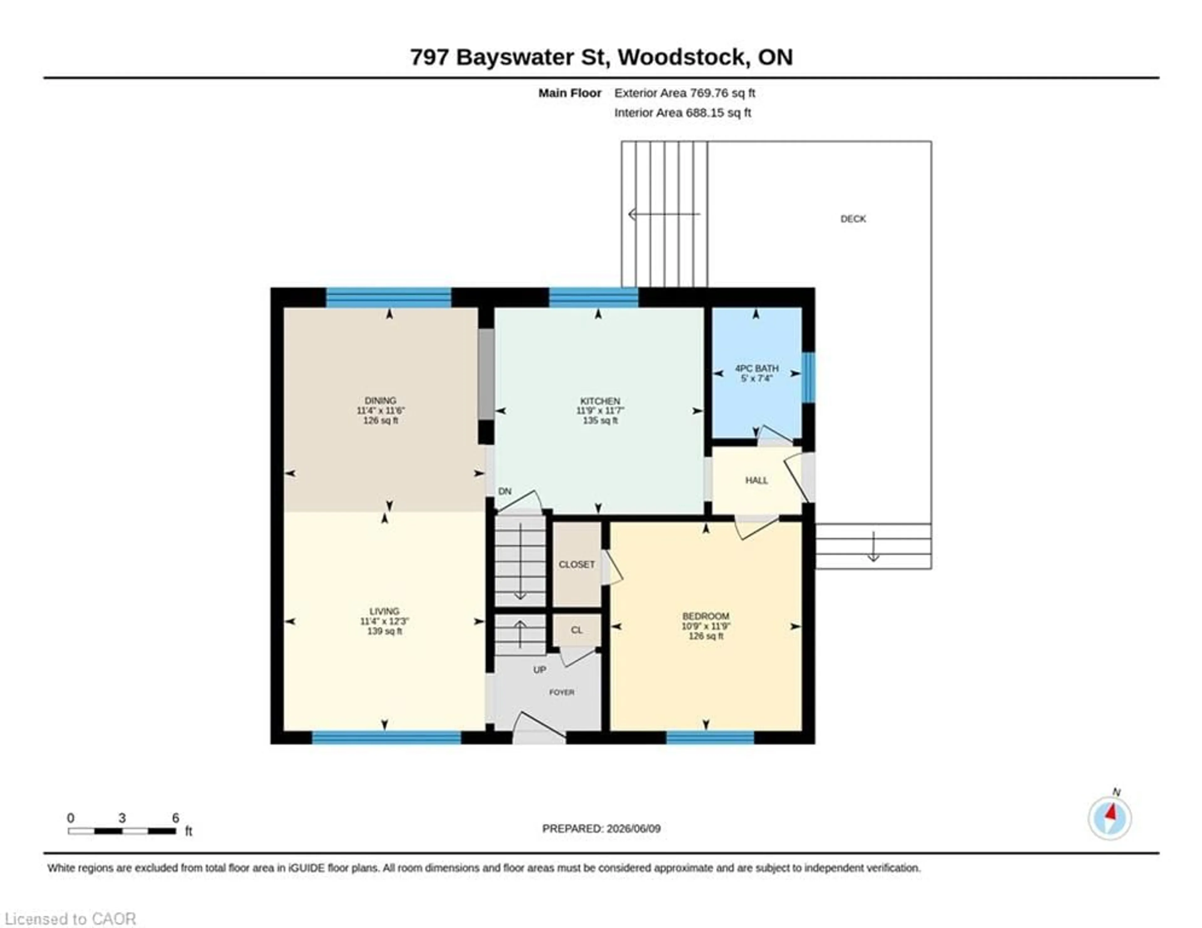 Floor plan for 797 Bayswater St, Woodstock Ontario N4S 5K6