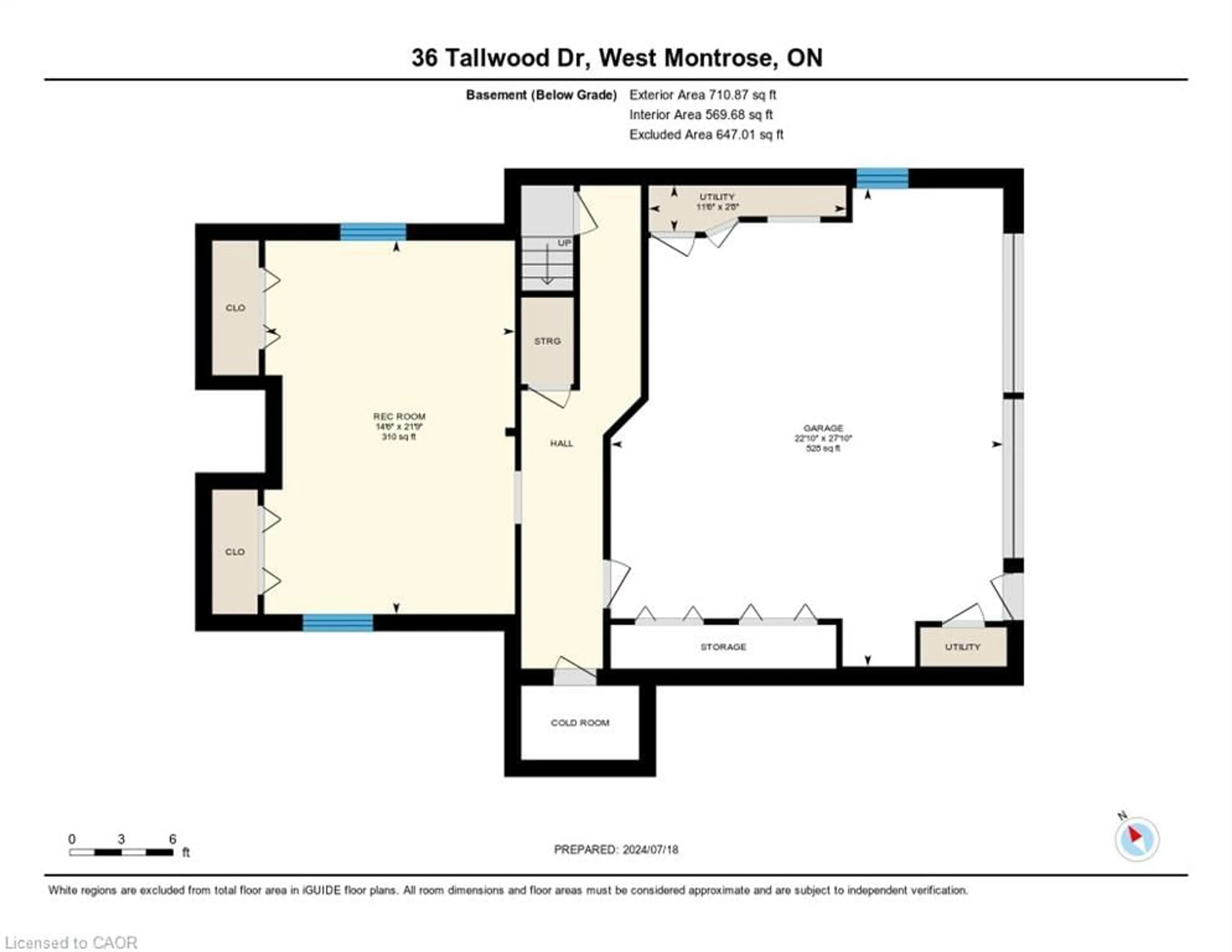 Floor plan for 36 Tallwood Dr, West Montrose Ontario N0B 2V0