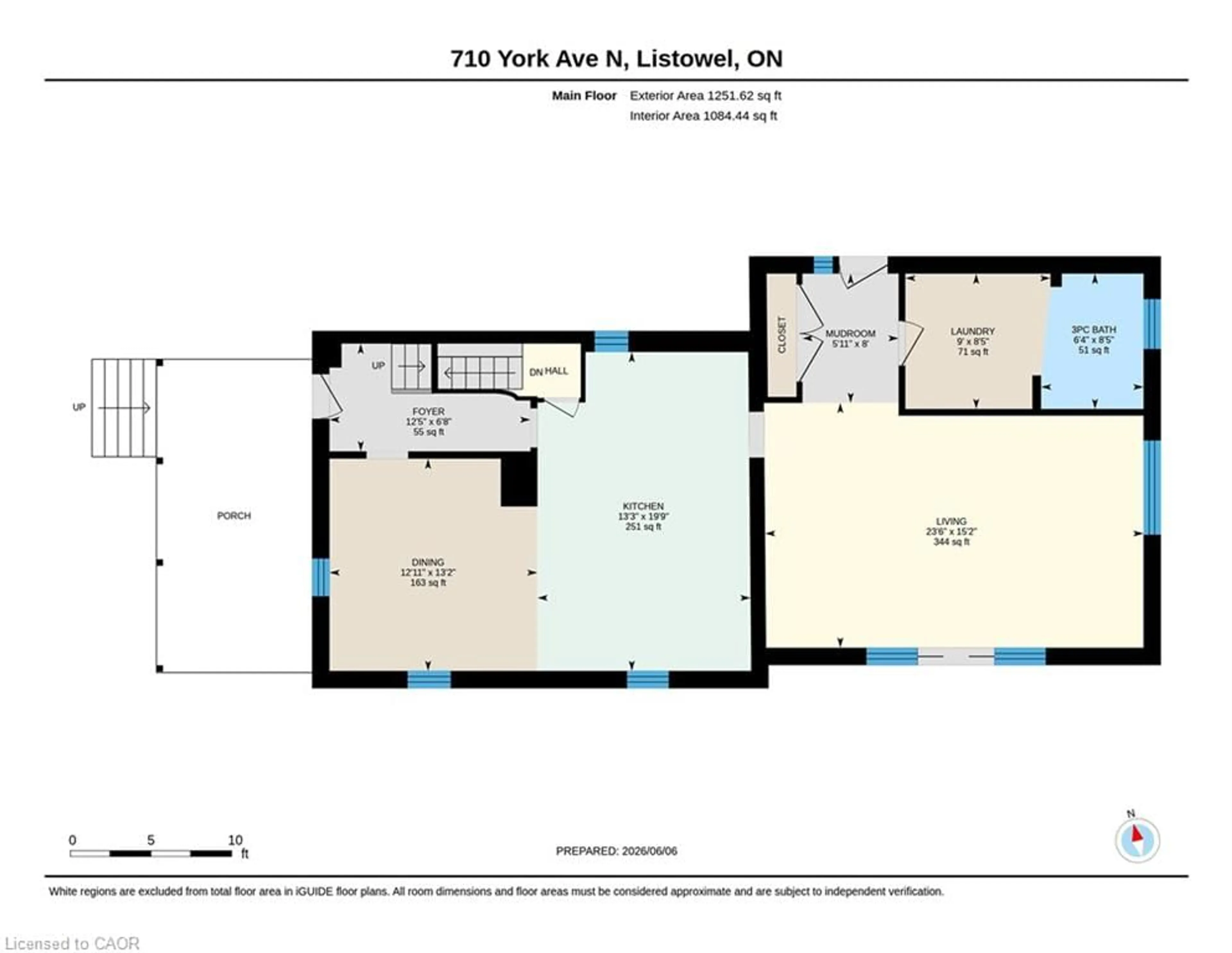Floor plan for 710 York Ave, Listowel Ontario N4W 2Y3