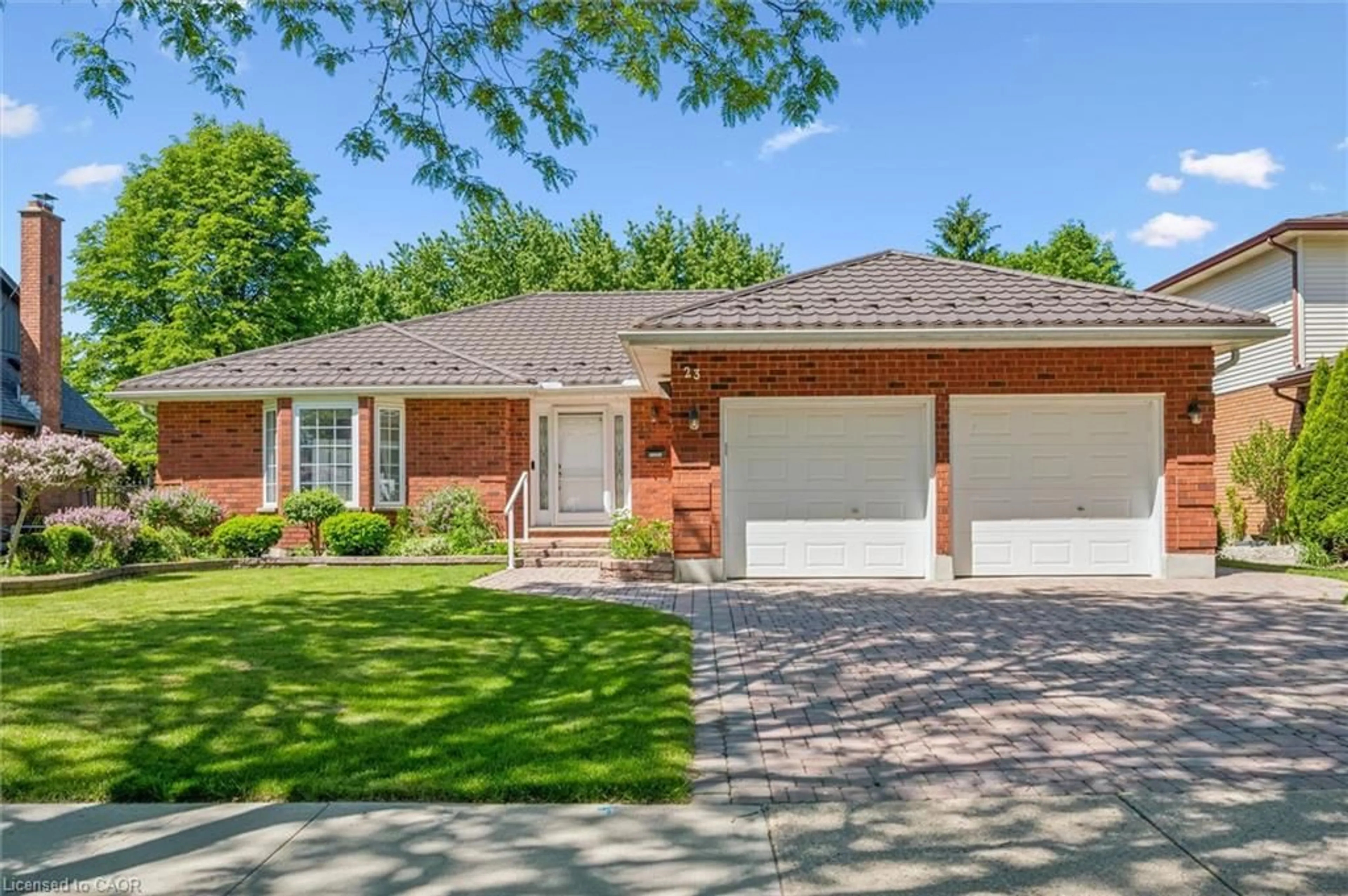 Home with brick exterior material, street for 23 Darlington Pl, Kitchener Ontario N2A 3M3