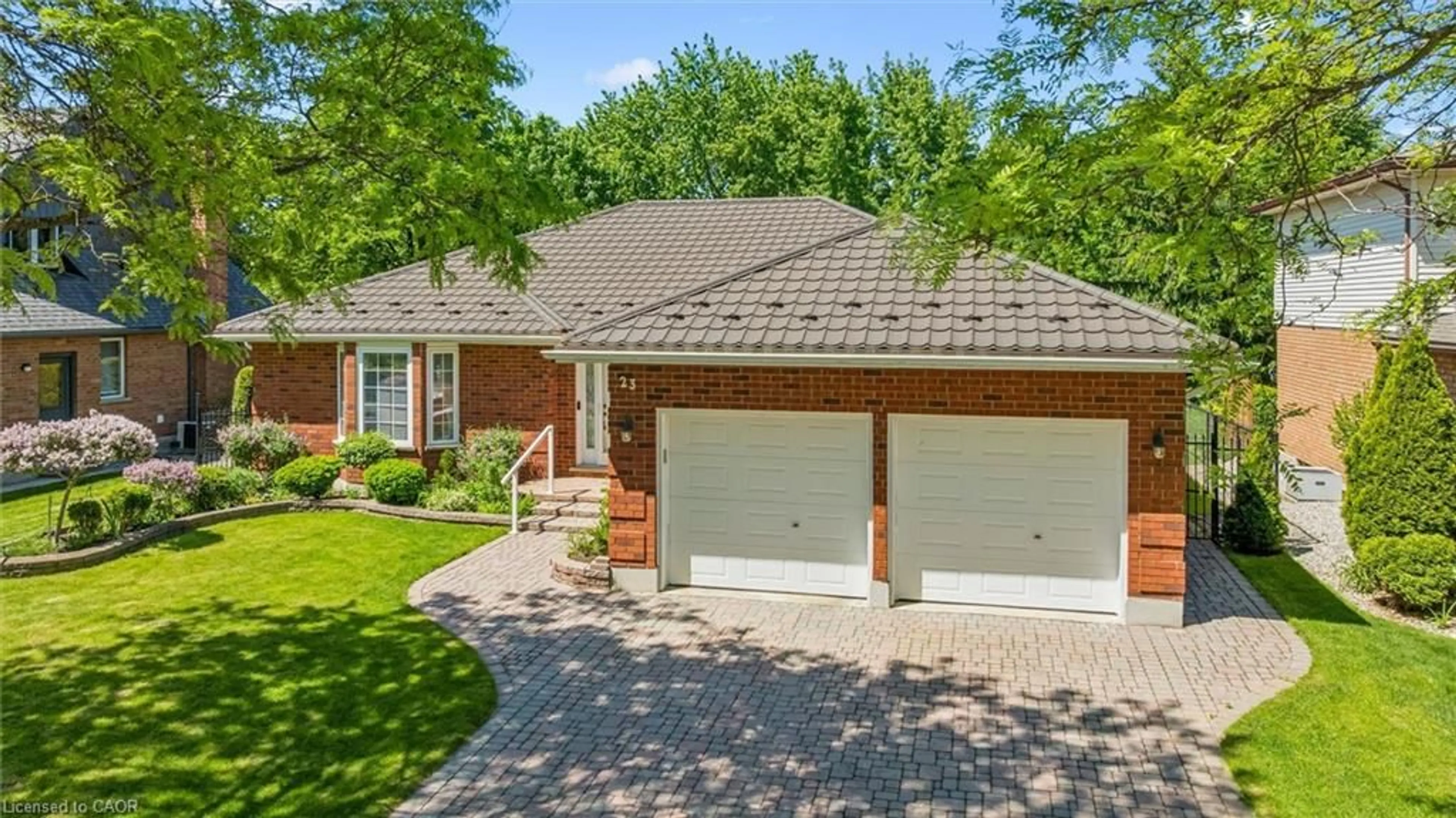 Home with brick exterior material, street for 23 Darlington Pl, Kitchener Ontario N2A 3M3