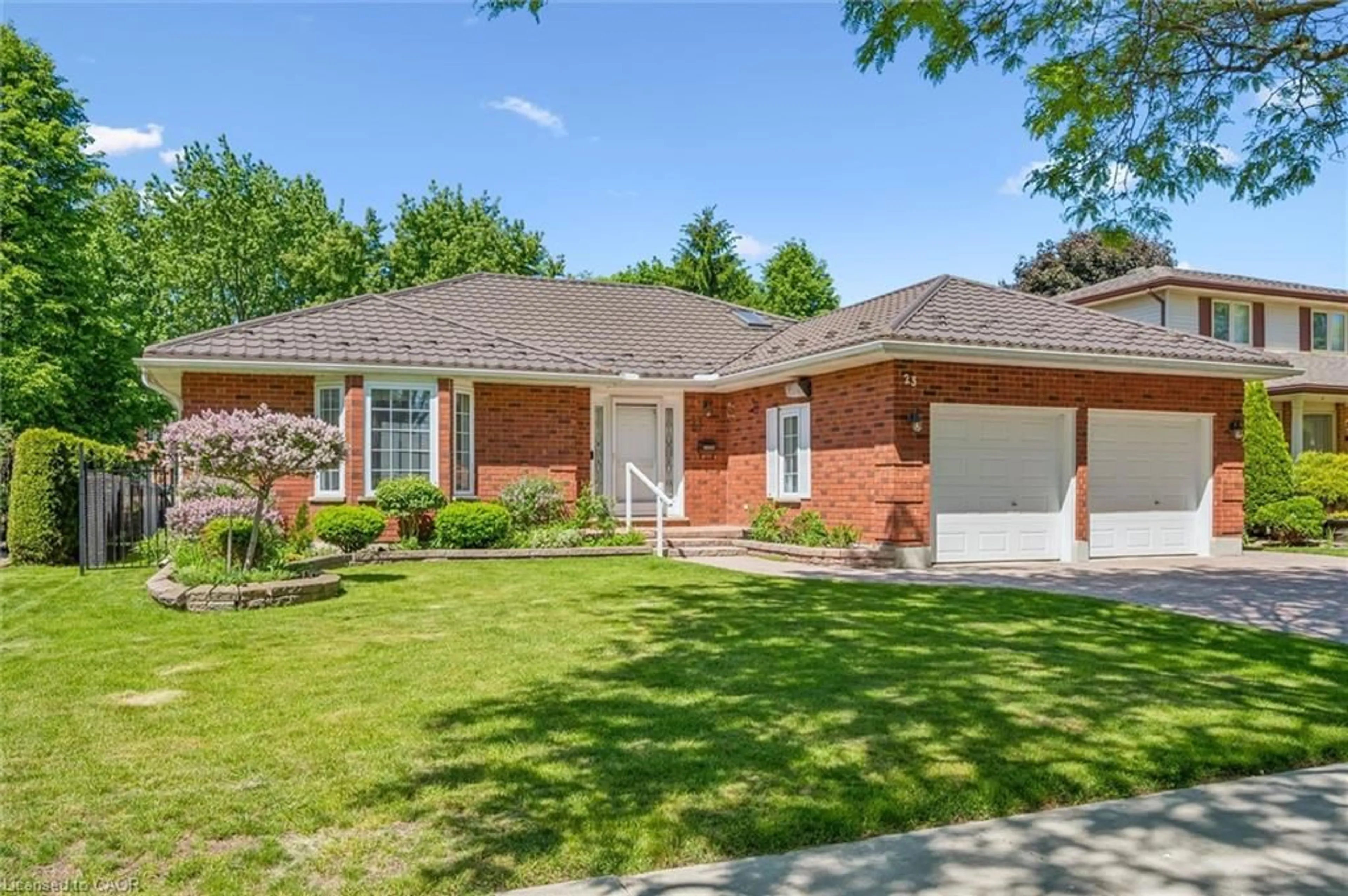 Home with brick exterior material, street for 23 Darlington Pl, Kitchener Ontario N2A 3M3