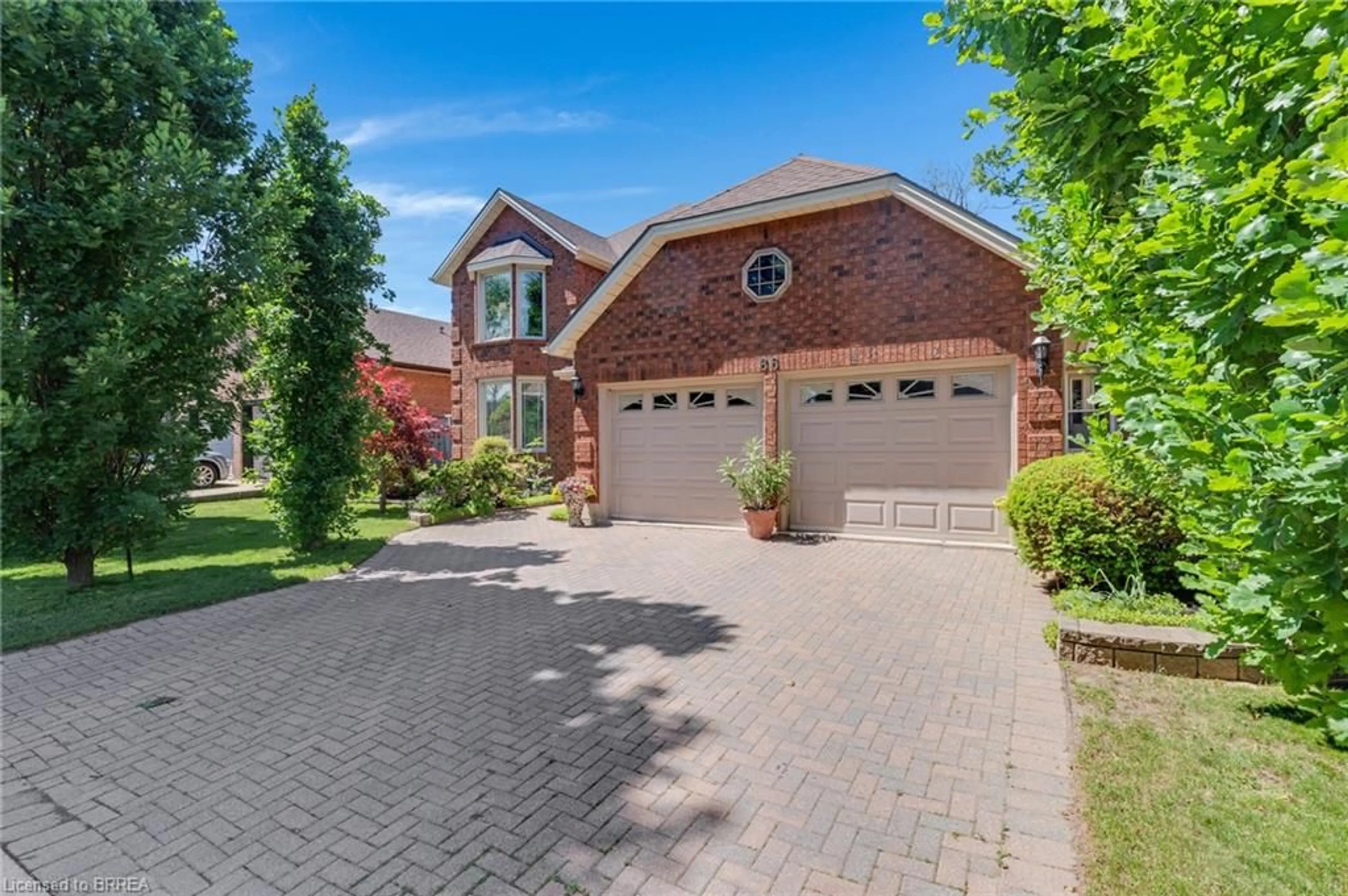 Home with brick exterior material, street for 86 Lynden Hill Cres, Brantford Ontario N3P 1R8