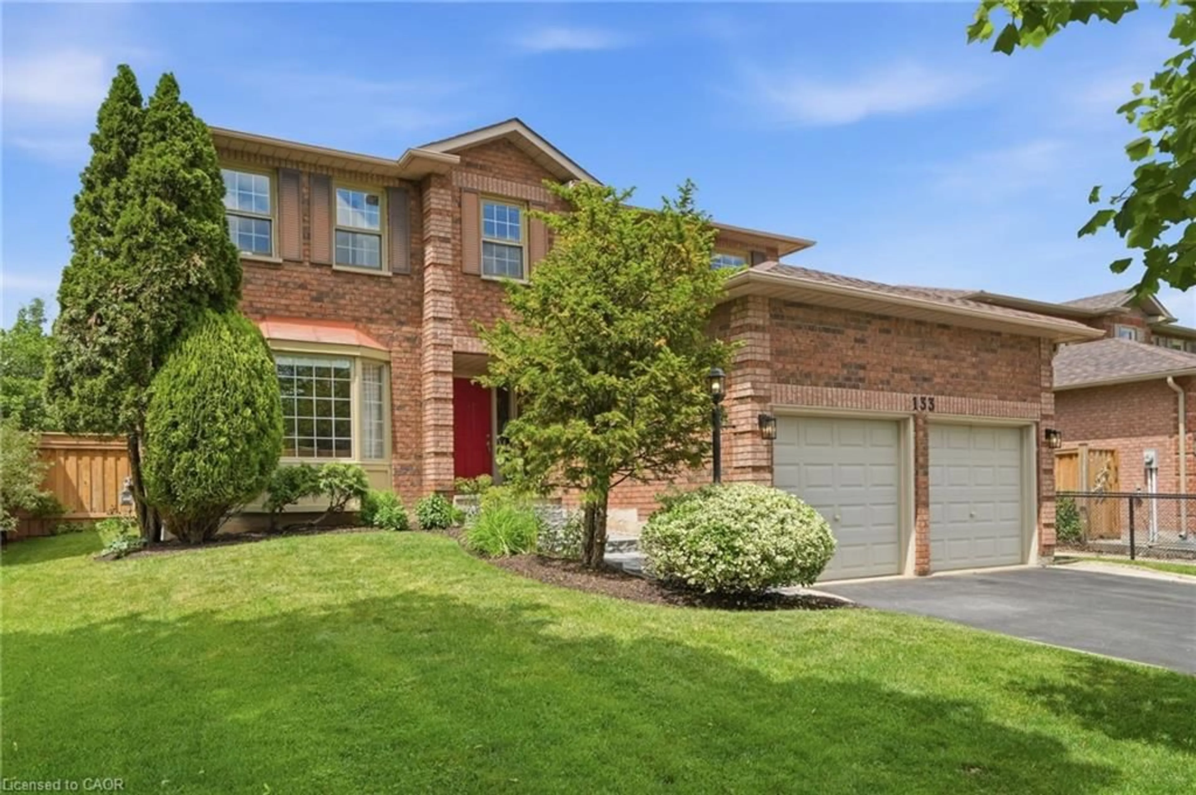 Home with brick exterior material, street for 133 Warner Dr, Oakville Ontario L6L 6G7